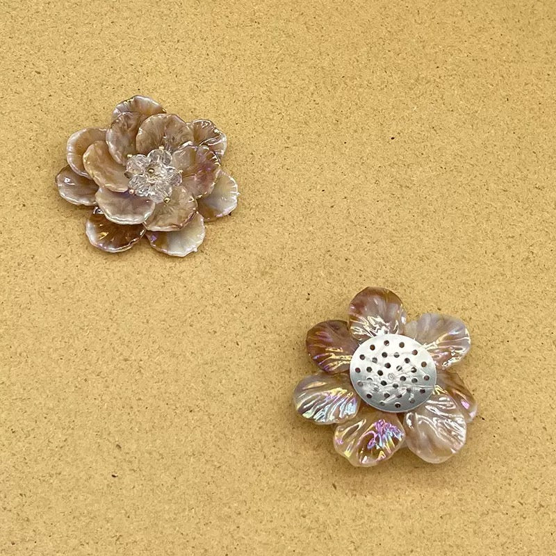 FS1004- 47MM Mixed Color Handmade  Flower For Making Fancy Beads Zoe's DIY Shop