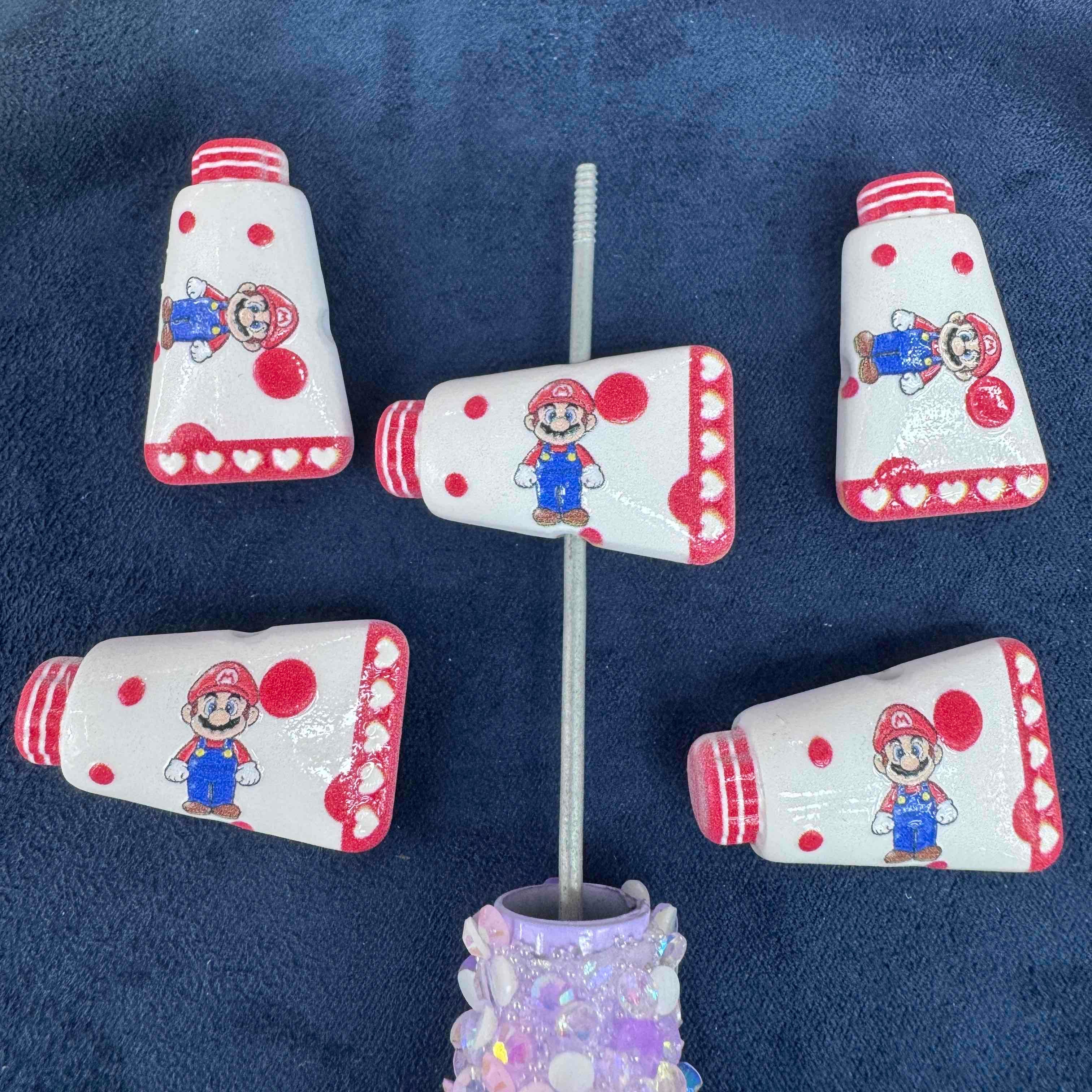 FS20284-Super Mario Acrylic Focal Beads