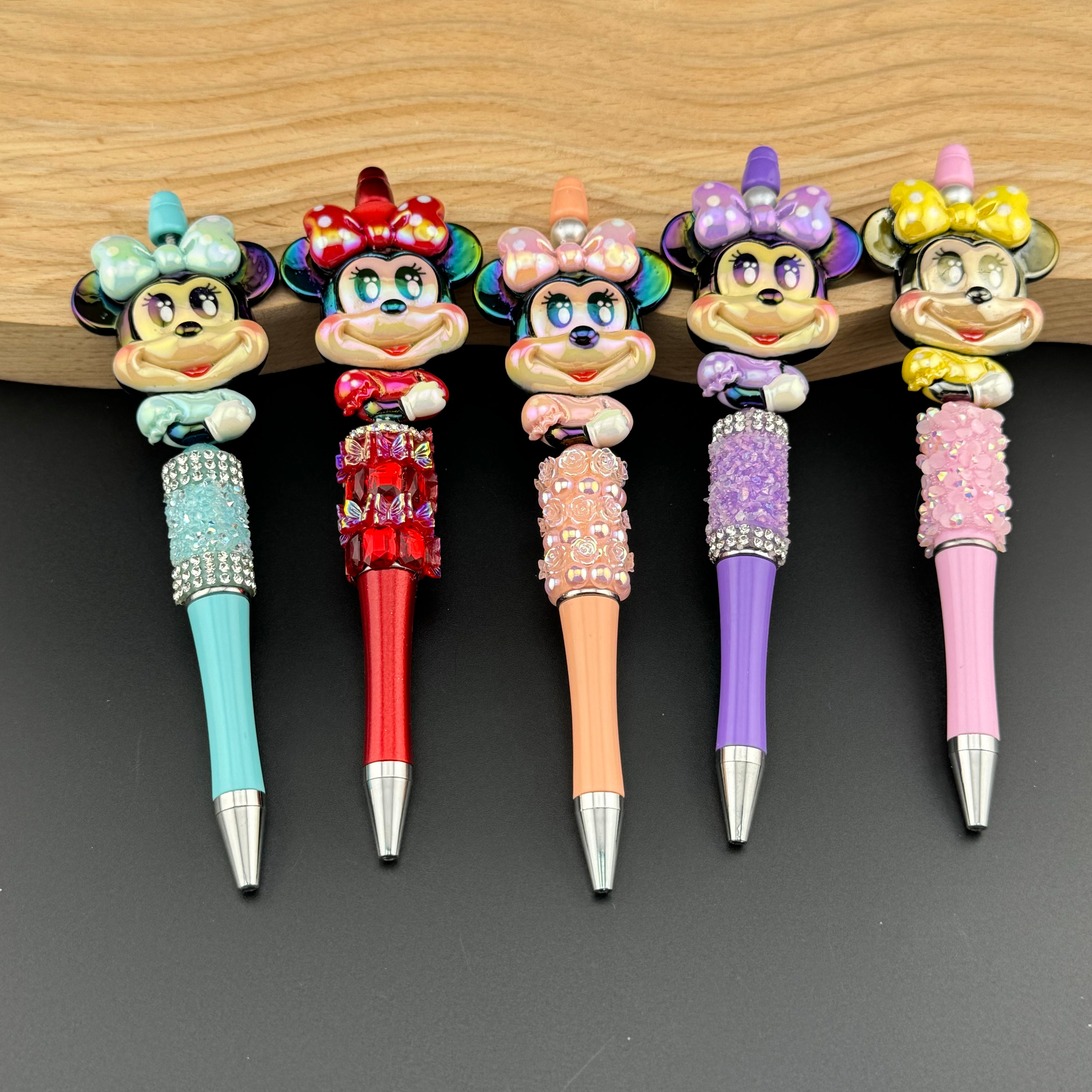 5Pcs/Set Finished Cute Mouse Girl  Pens