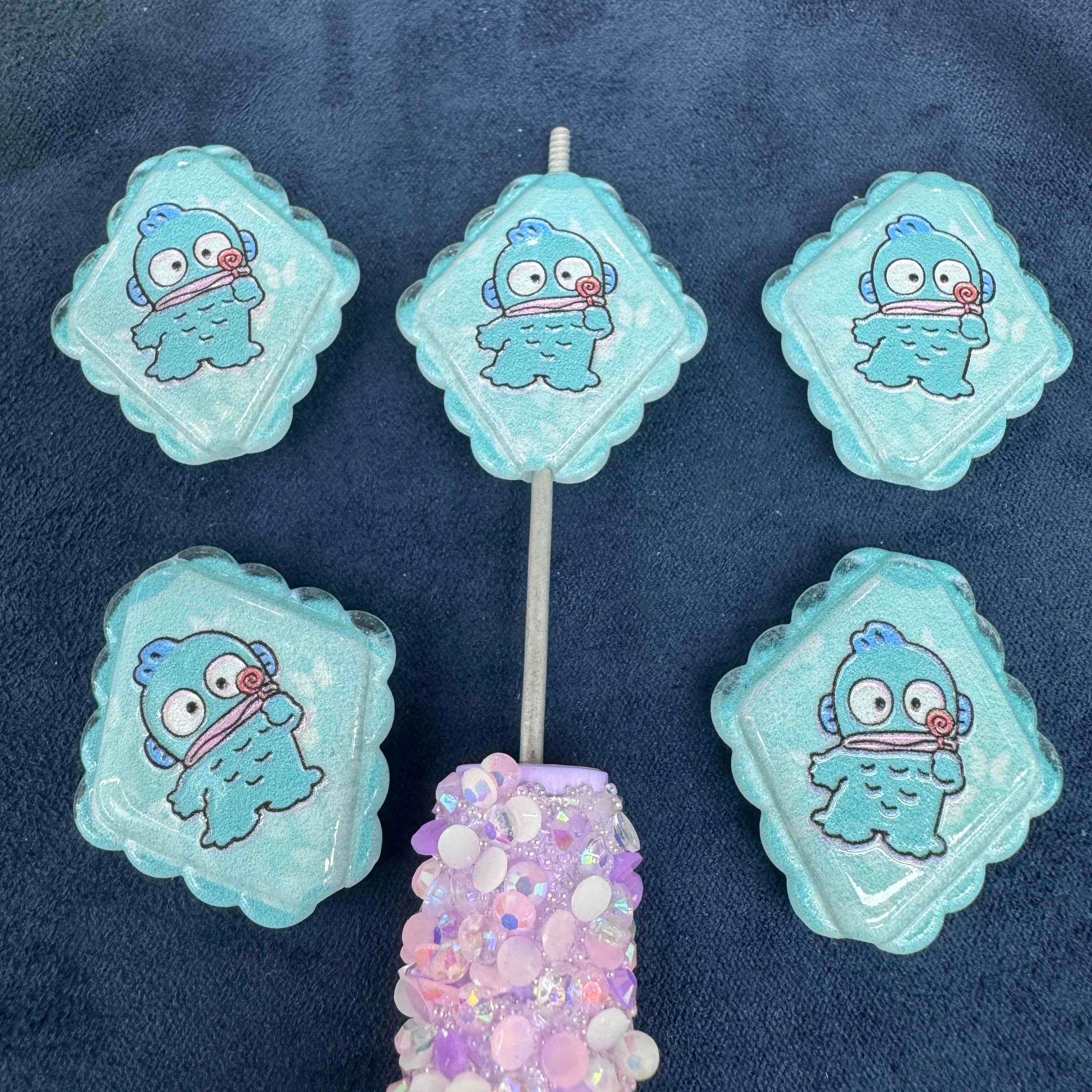 FS20294-Hangyodon Acrylic Focal Beads