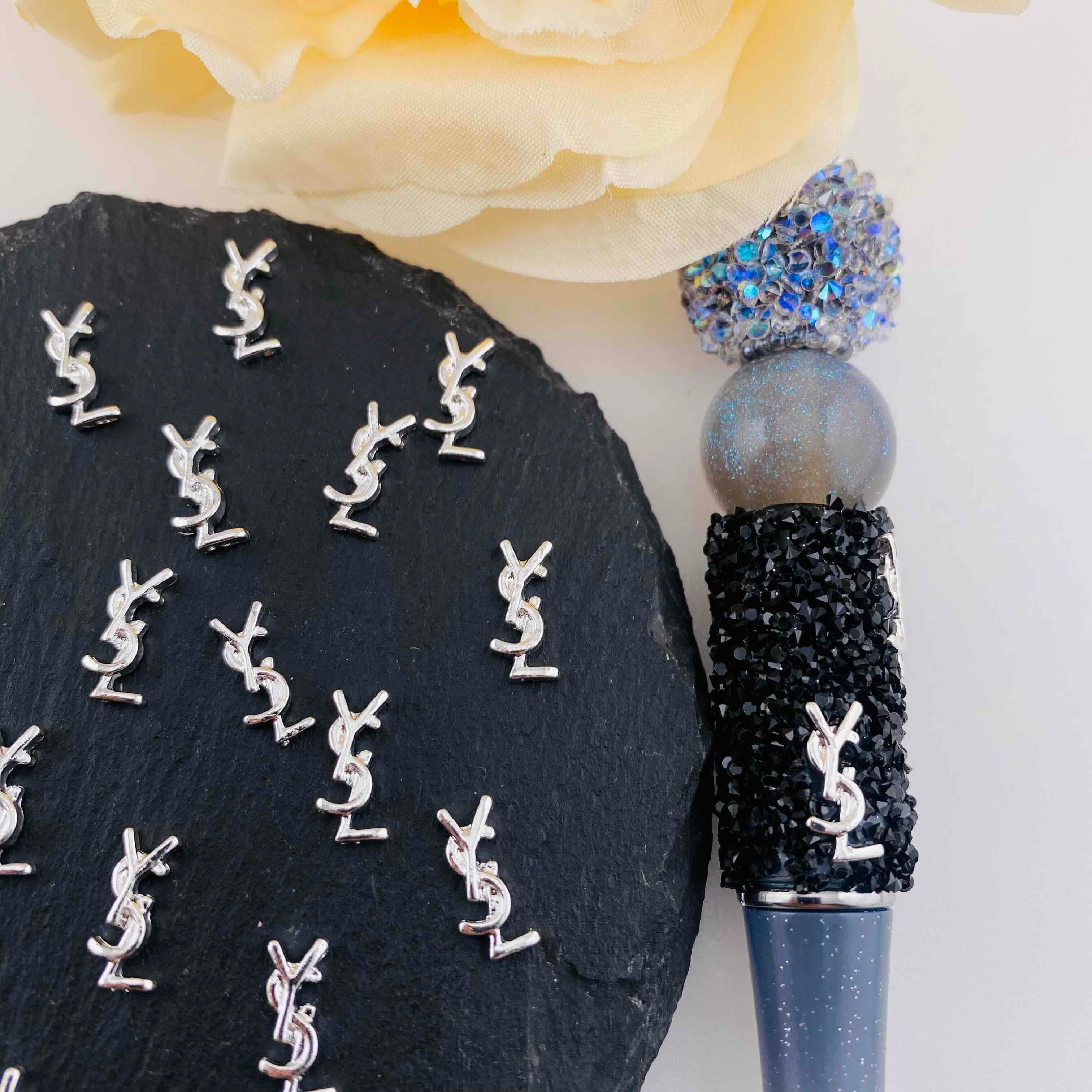 FS4554-About 6×10mm YSL Metal Nail Charms