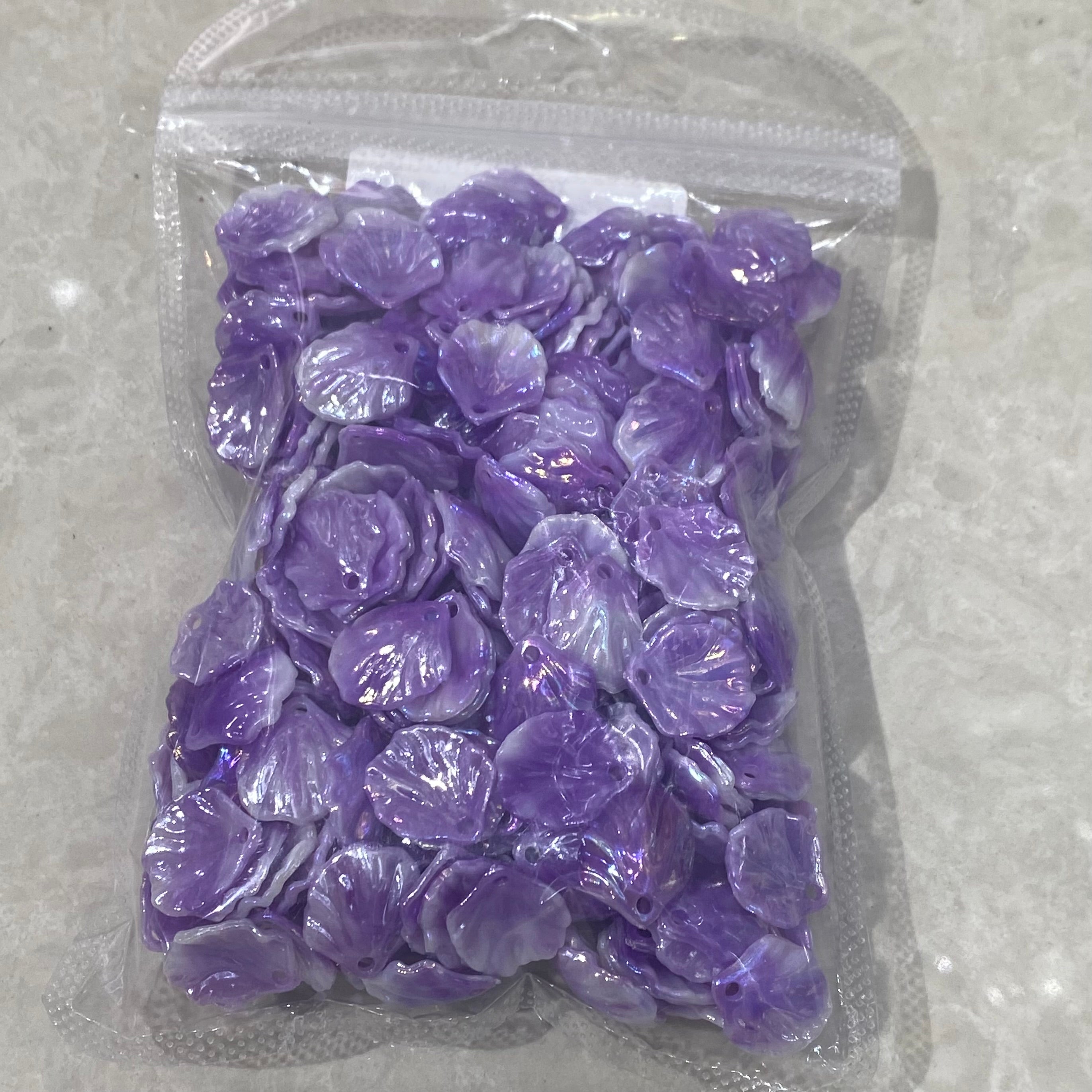FS5456- 18*15mm Gradient Petals With Hole Colored - Plated Gradient Petals With Hole Zoe's DIY Shop