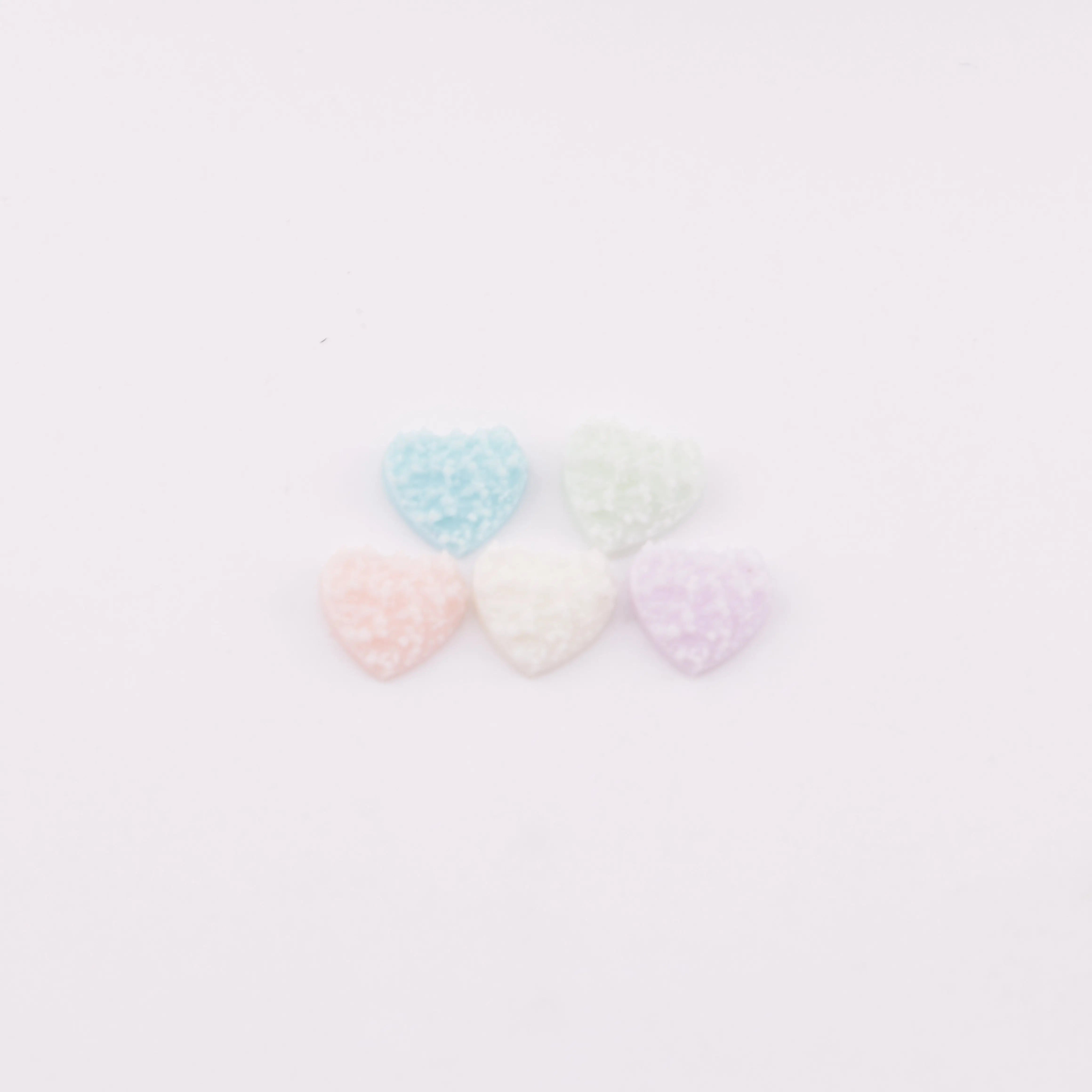 FS5995-7.5mm Sugar Heart Charms - Zoe DIY Wholesale