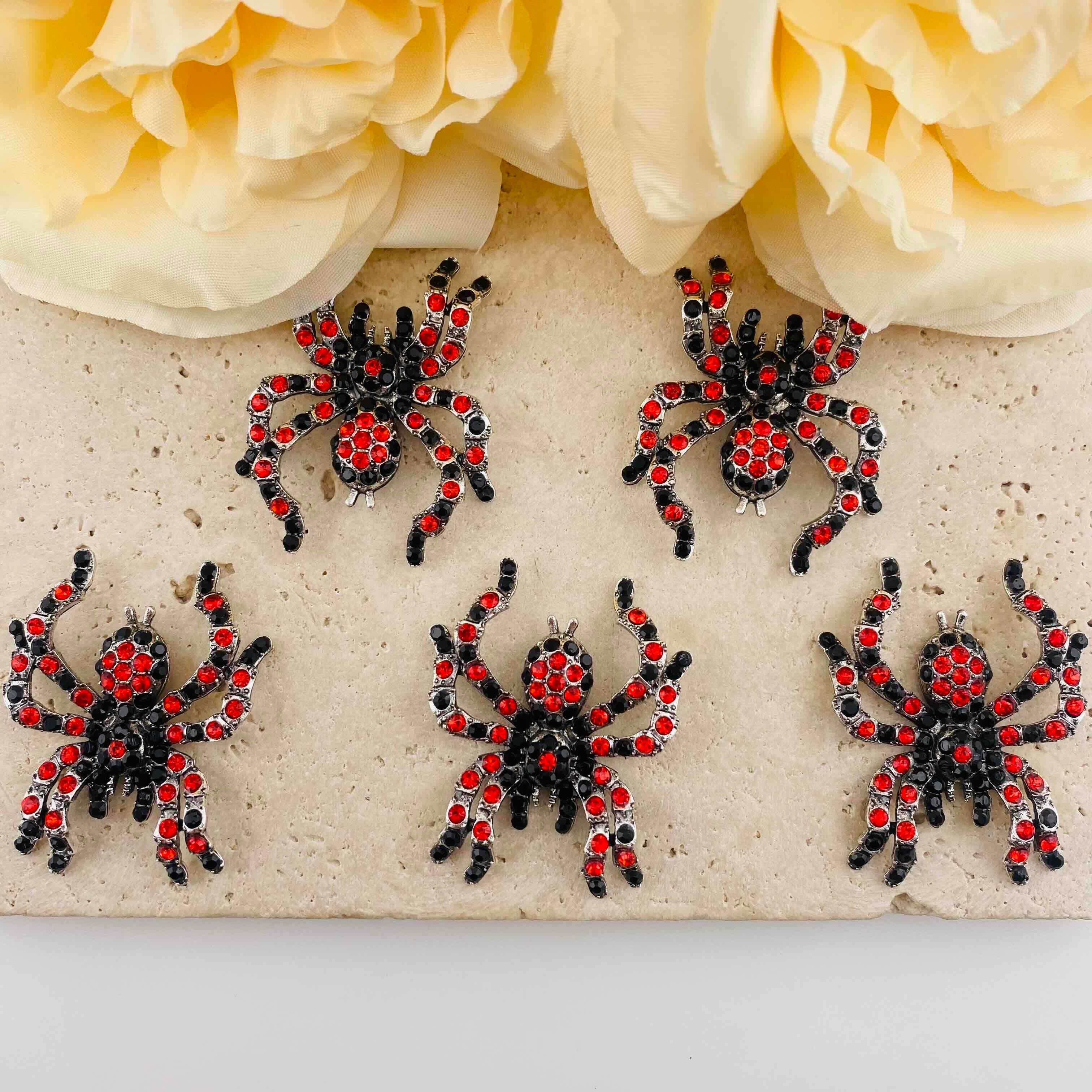 FS19911-About 30*40mm Halloween Rhinestone Fancy Patch For Making Fancy Beads