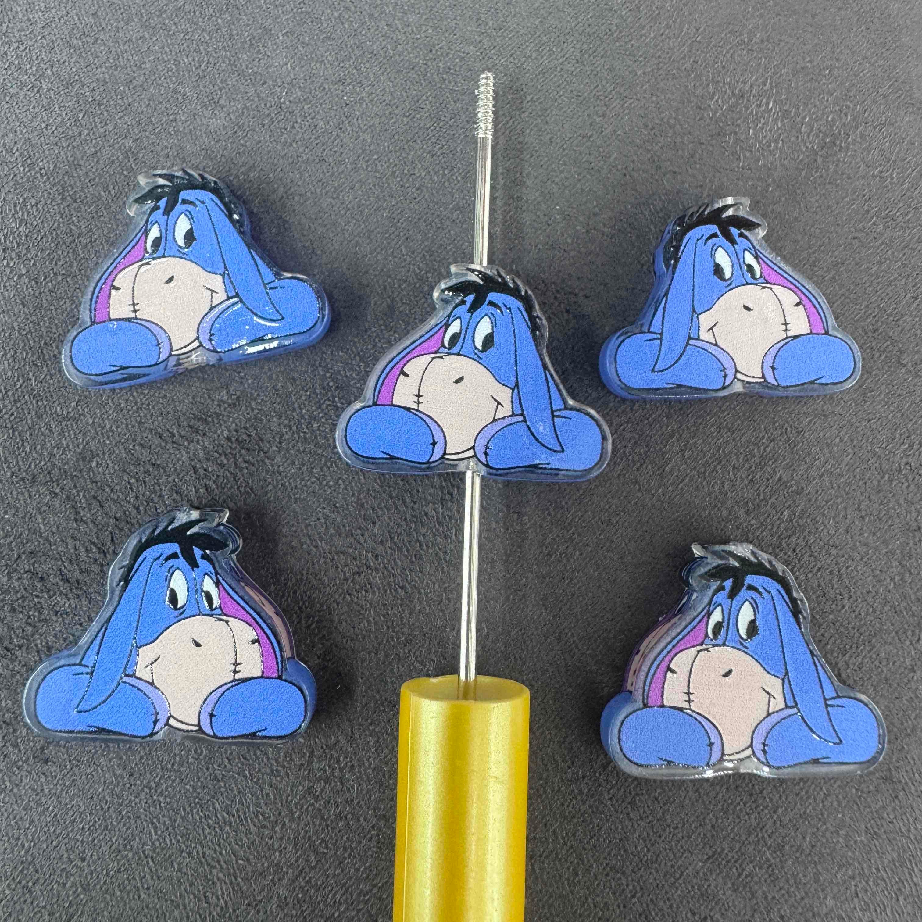 FS20271-Eeyore Donkey Acrylic Focal Beads