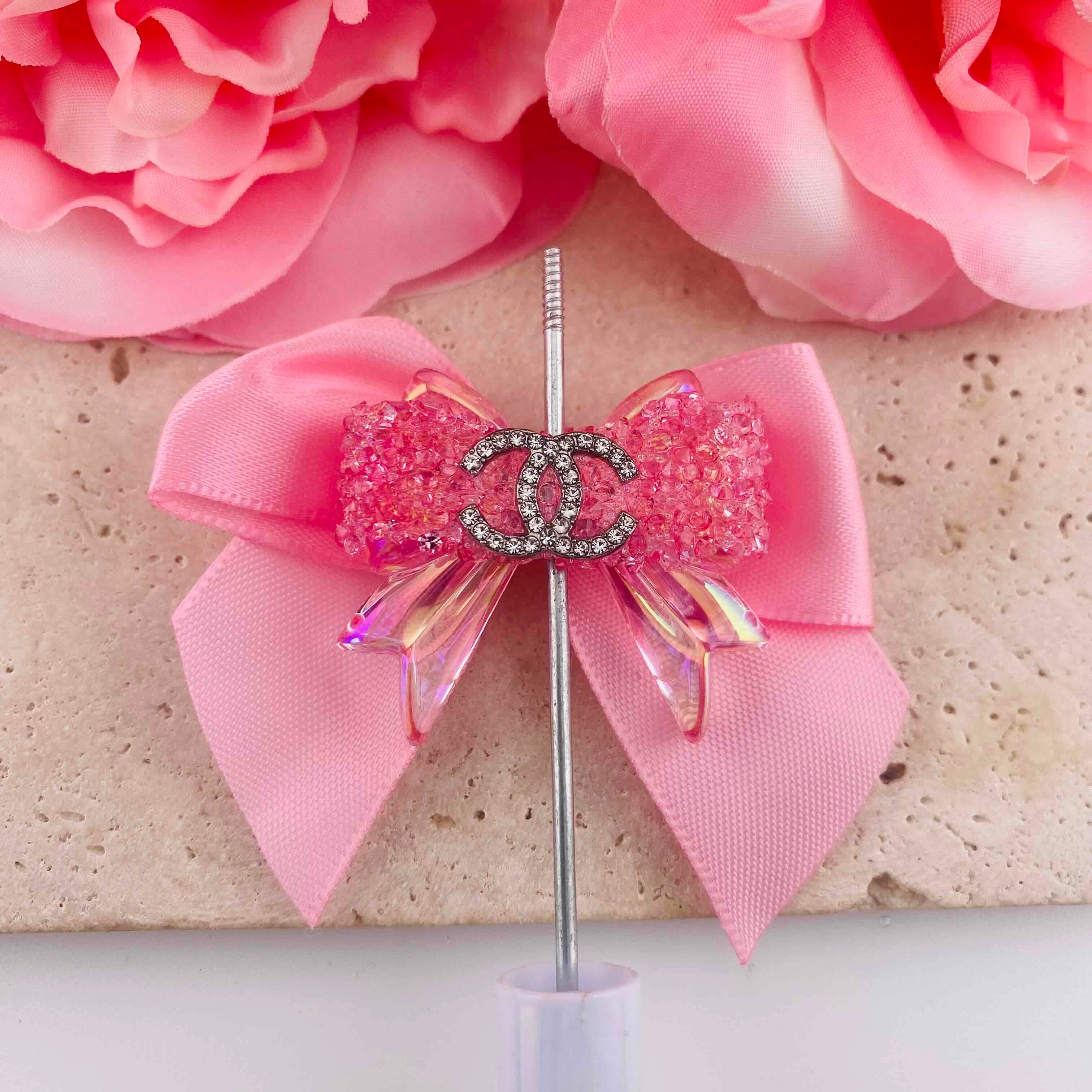 PP19784-About 32*37mm Rhinestone Bow Beads