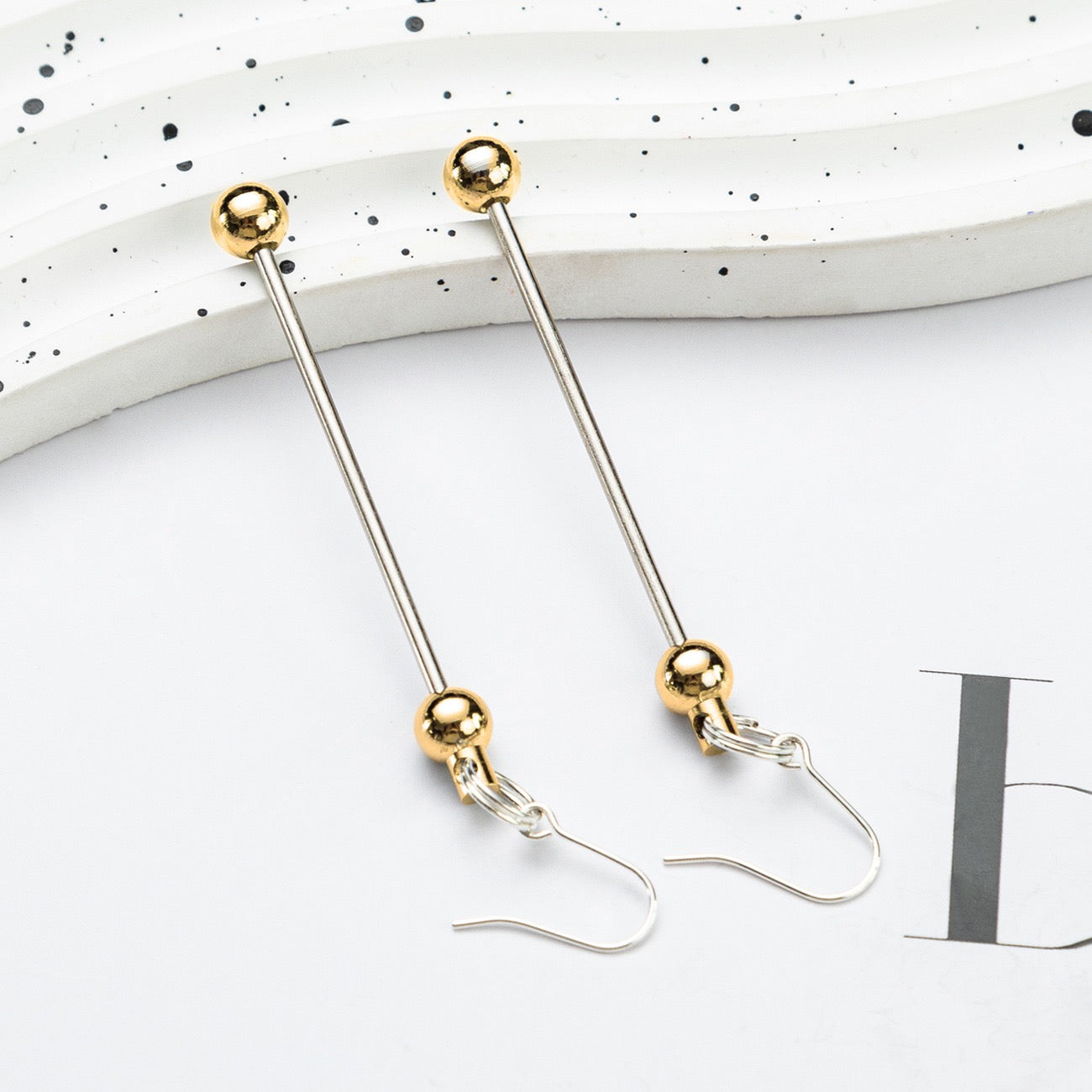 FS2730-1 Pair Beadable Earrings