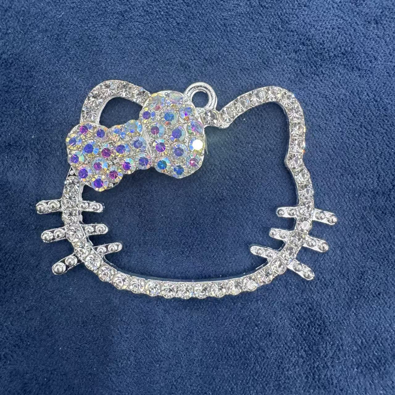 HK Rhinestone Metal Charms For Making Fancy Beads