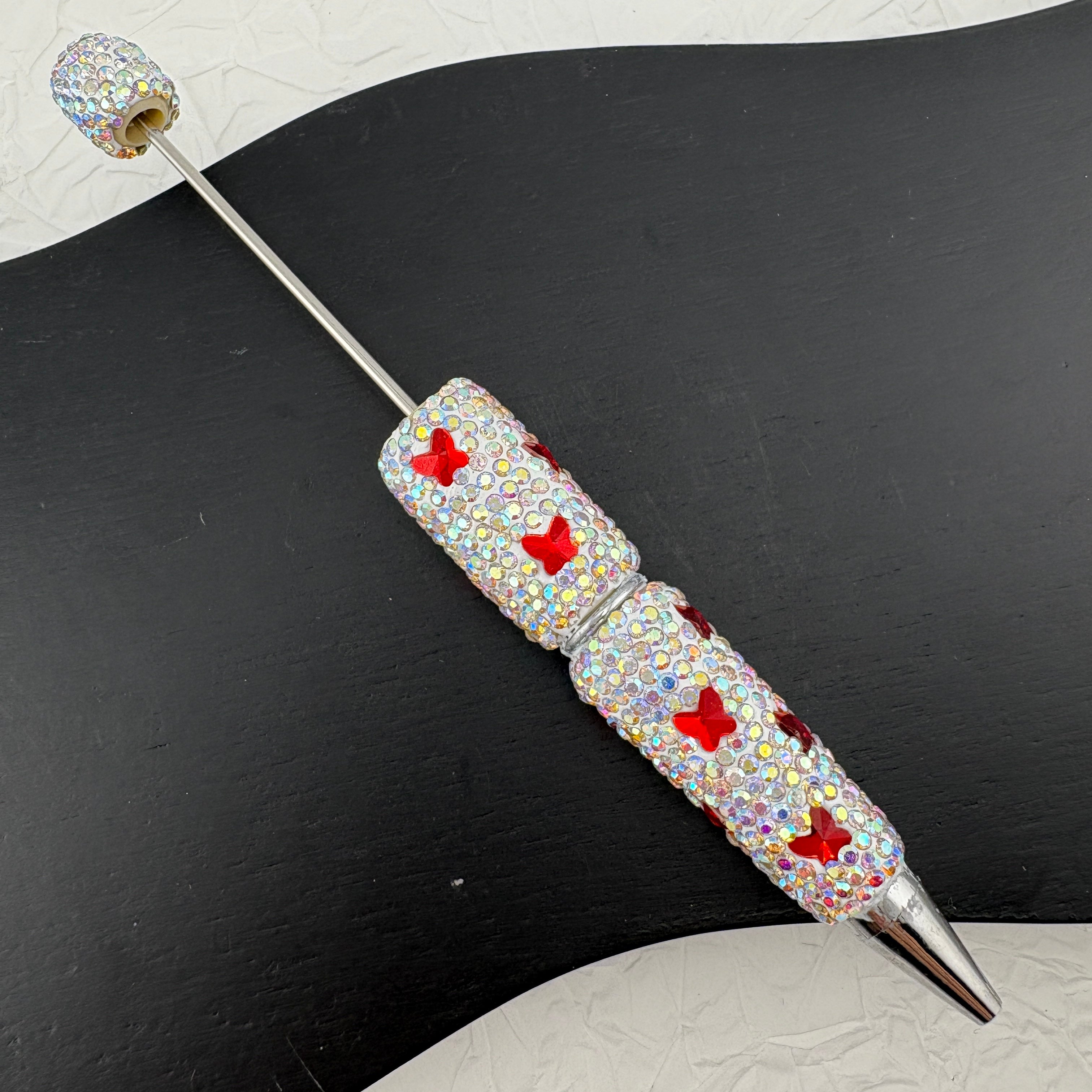 FS2568- 1 Piece Butterfly Crystal Full Diamonds Fancy Pens