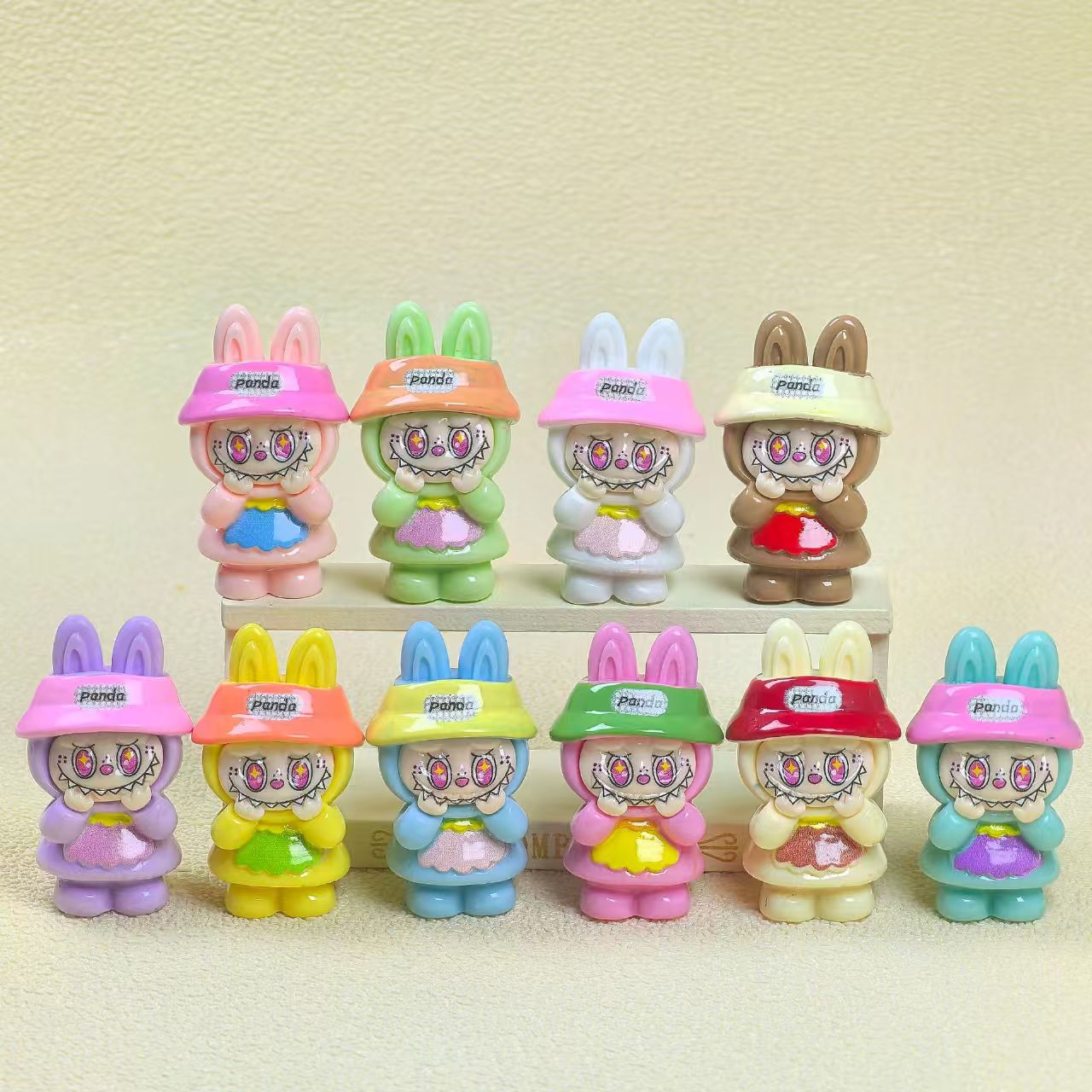 FS5497- 10 PCS/Set Labubu Beads Fit For Pen