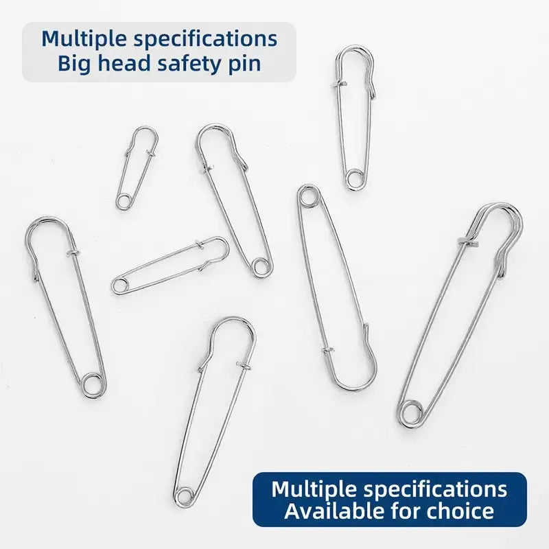 FS6019-38mm*10mm  Big Head Safety Pin Zoe's DIY Shop