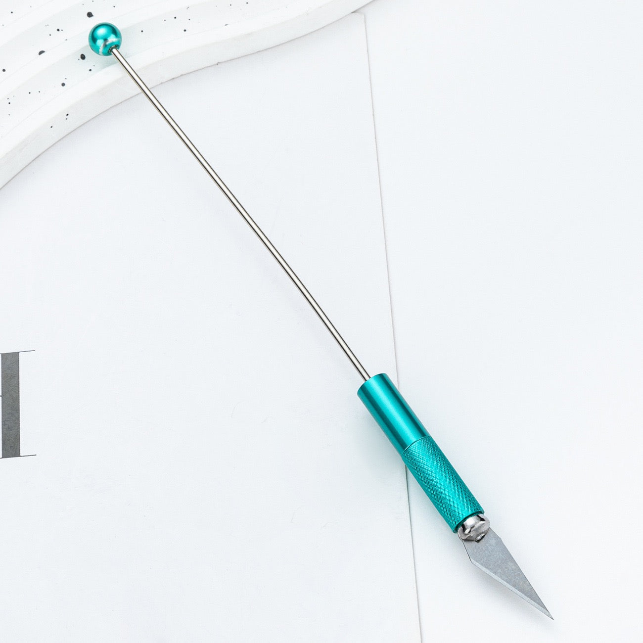 DIY Beadable Metal Multi-functional Engraving Cutting Tool in Solid Color