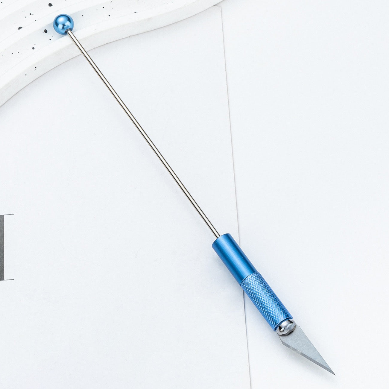 DIY Beadable Metal Multi-functional Engraving Cutting Tool in Solid Color