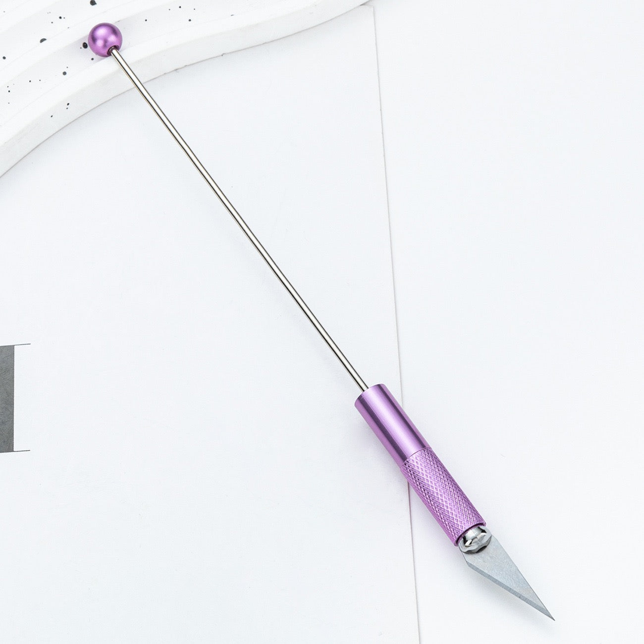 DIY Beadable Metal Multi-functional Engraving Cutting Tool in Solid Color