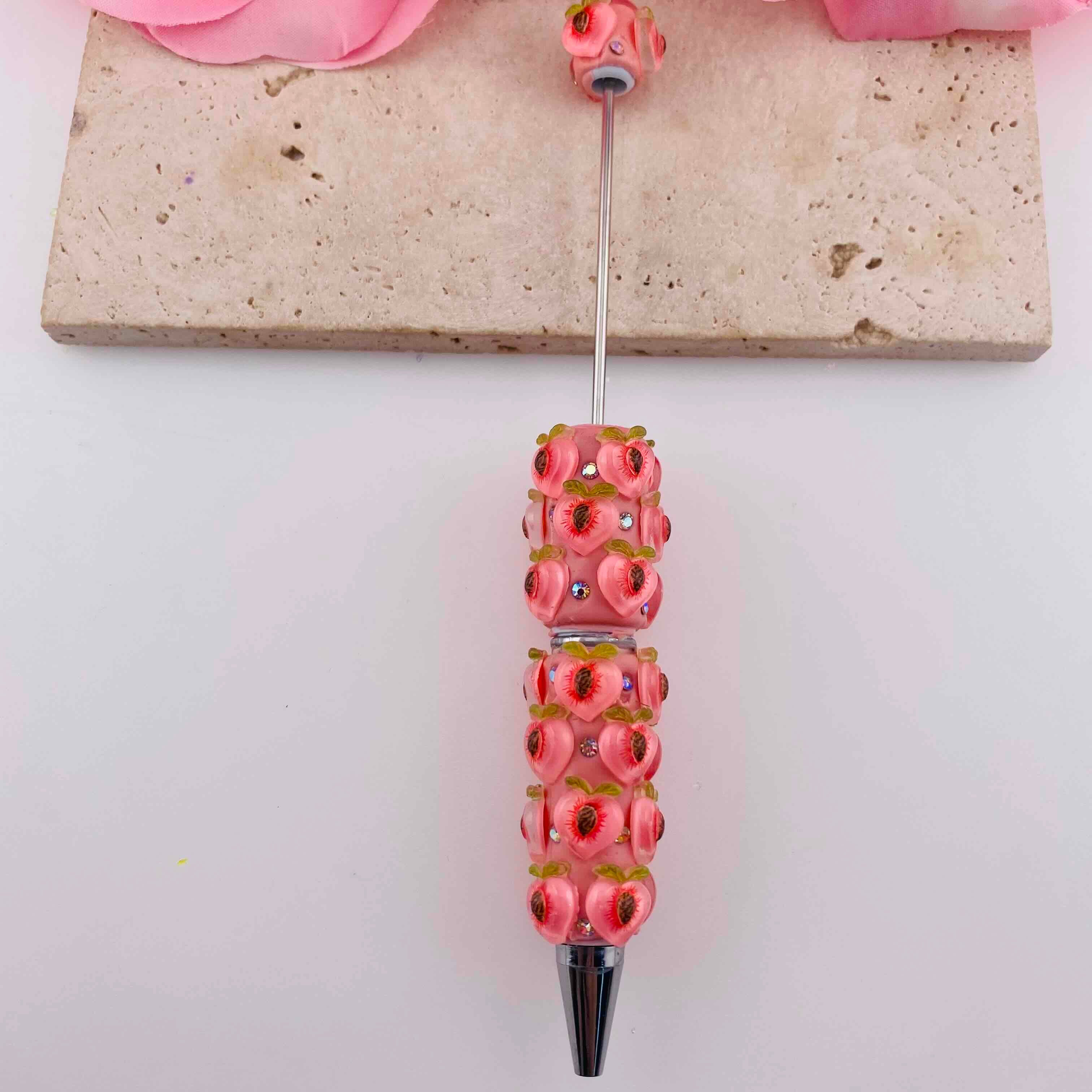 FS19785-Peach Beaded Clay Pens