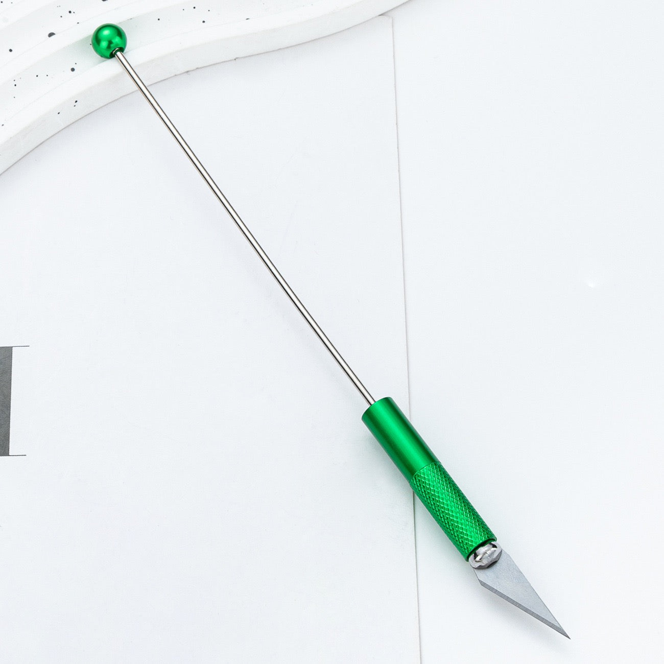 DIY Beadable Metal Multi-functional Engraving Cutting Tool in Solid Color