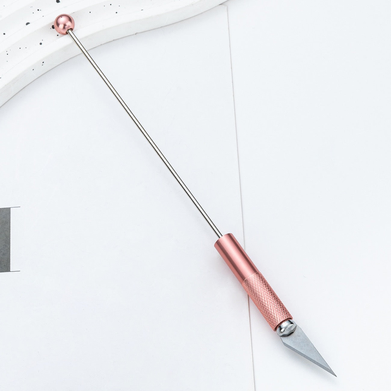 DIY Beadable Metal Multi-functional Engraving Cutting Tool in Solid Color