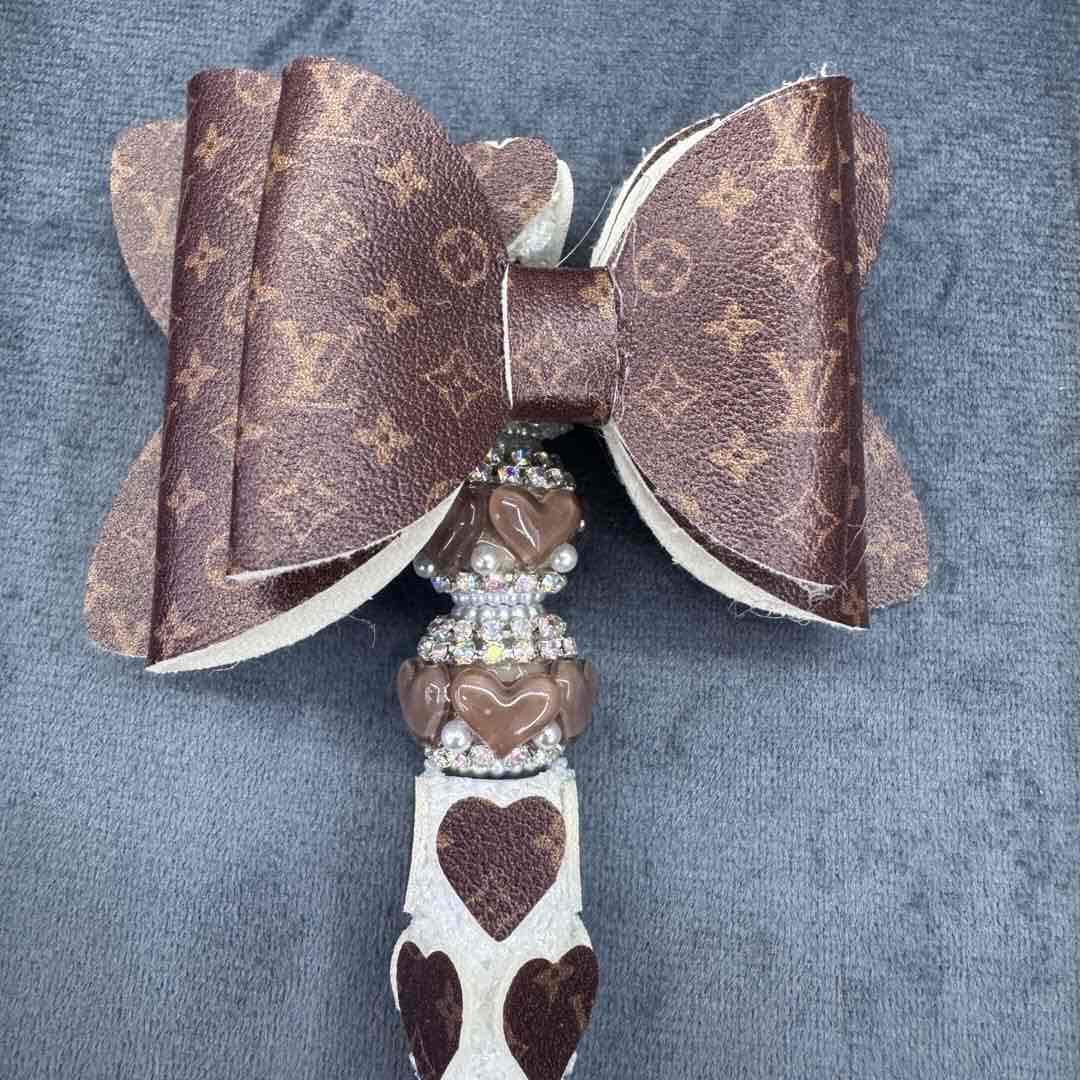 FS20241-LV Print Bow Sugar Beads