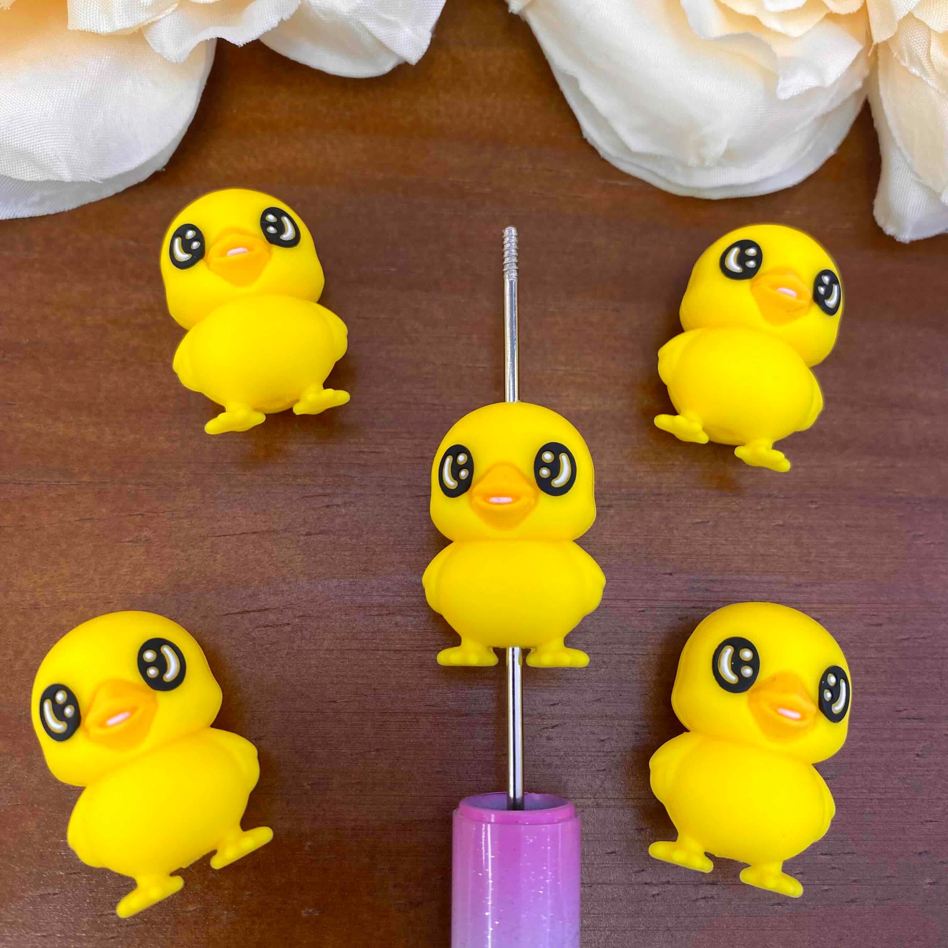 FS20541-3D Duckling Silicone Focal Beads