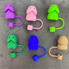 Men's Body Part Straw Topper