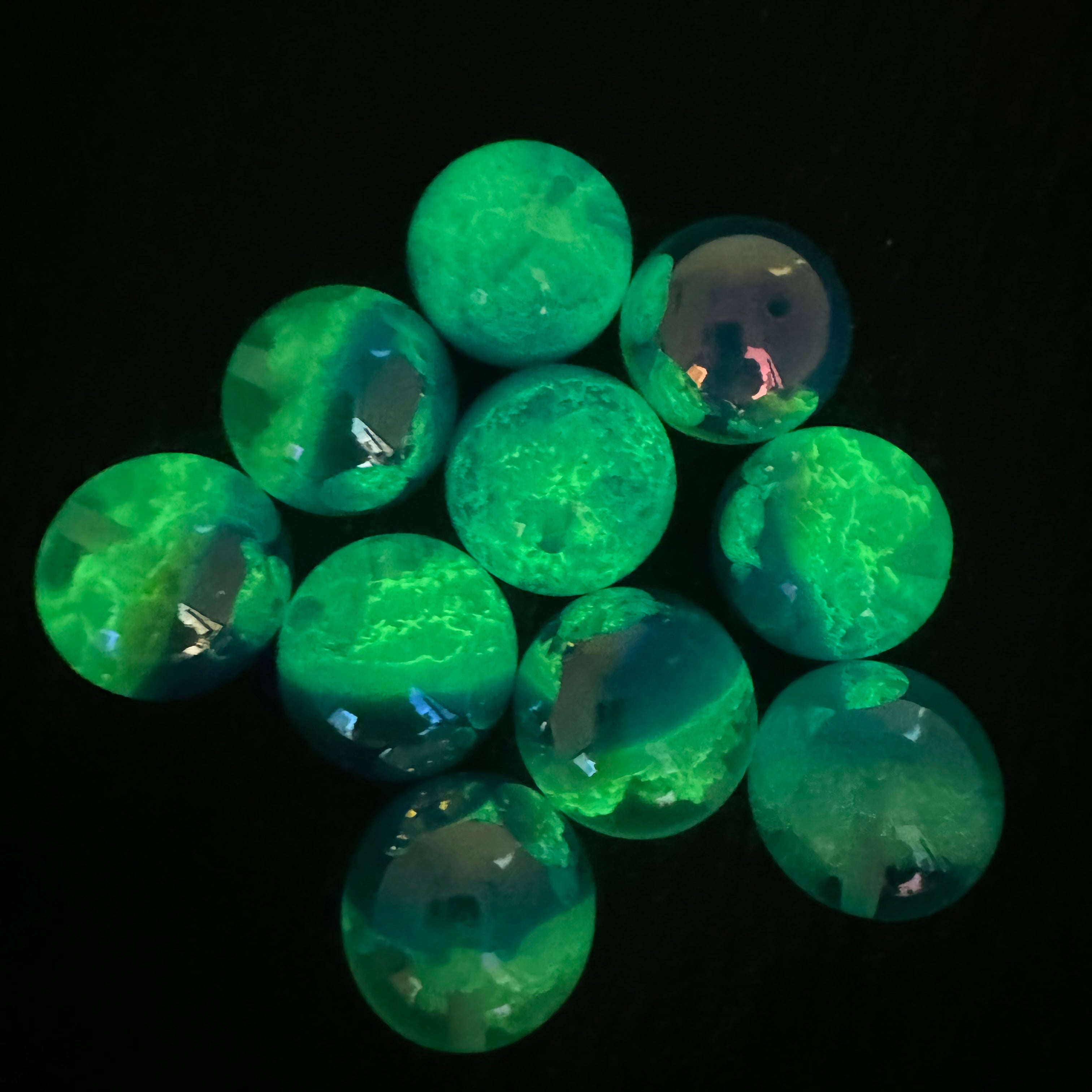 FS1944-20MM UV Glowing Cloud Resin Beads For Making BraceletvOr Keychain