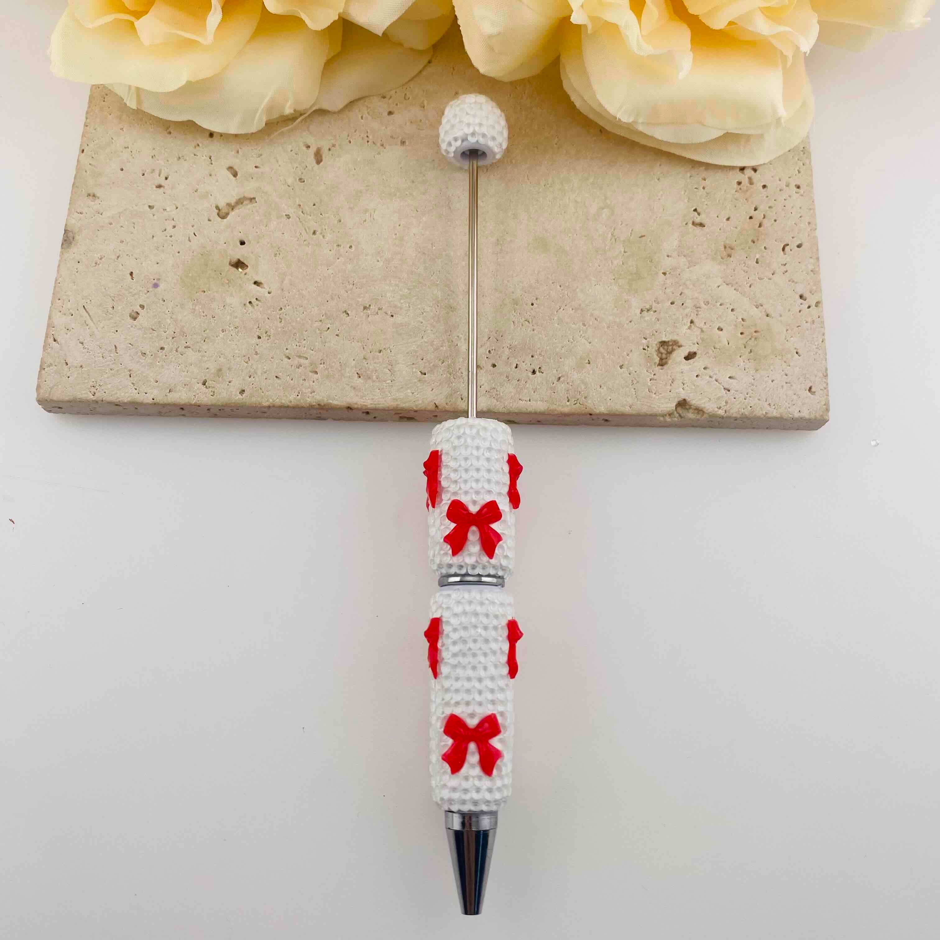 FS19960-Bow Full Rhinestone Fancy Pens