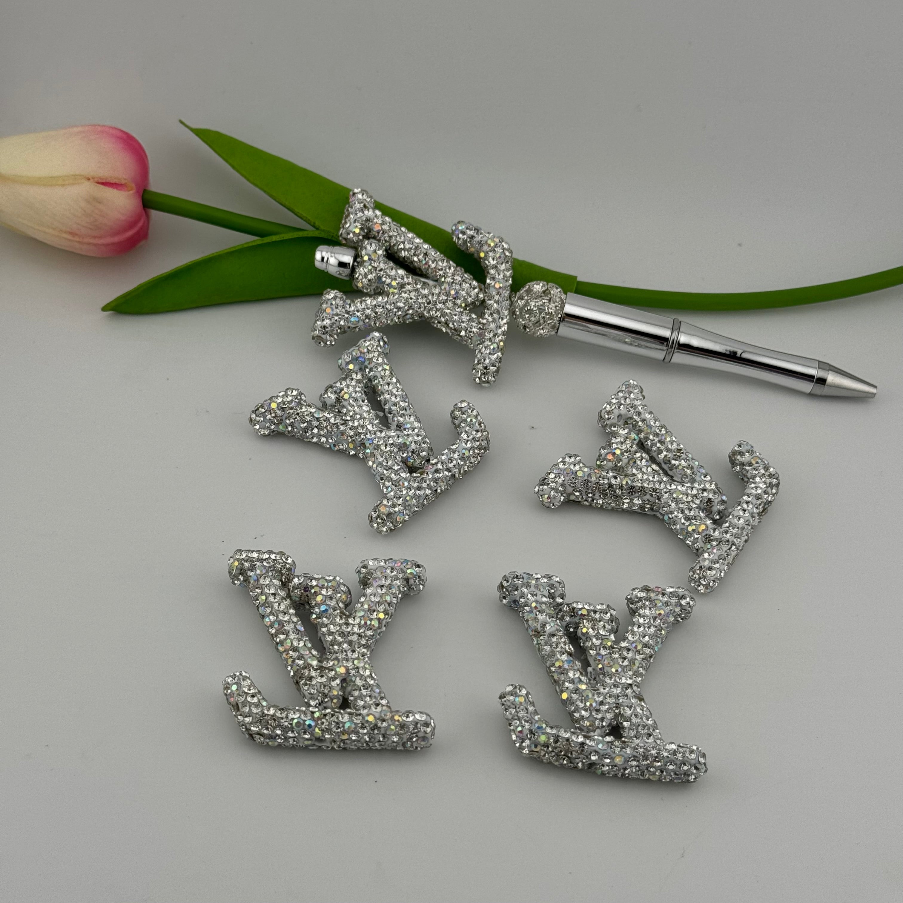 1 Pieces Big Size VV Sparkling Beads Fit For Pen