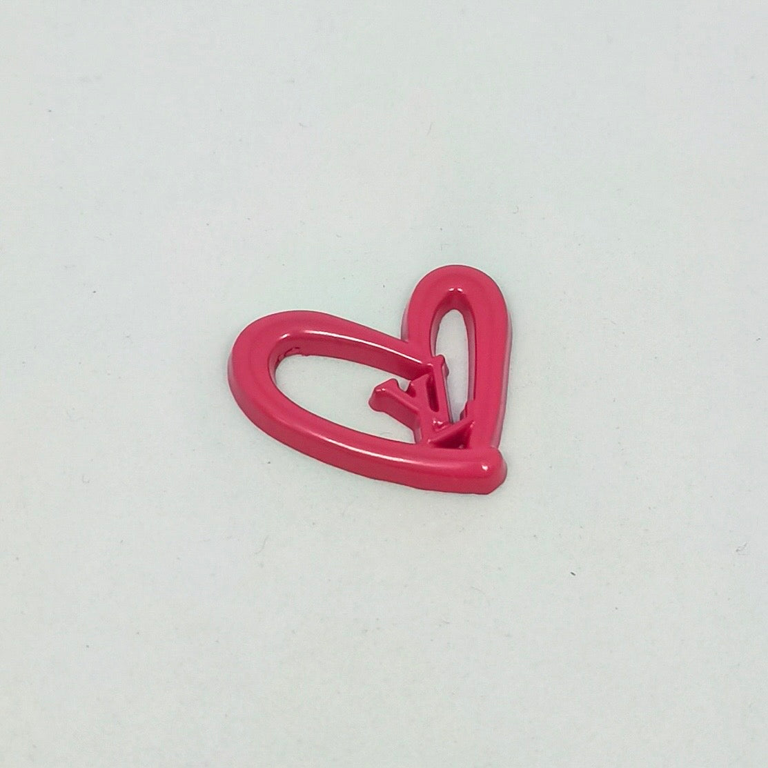 FS4146-About 25*25mm Heart Metal Patch As Picture Shows