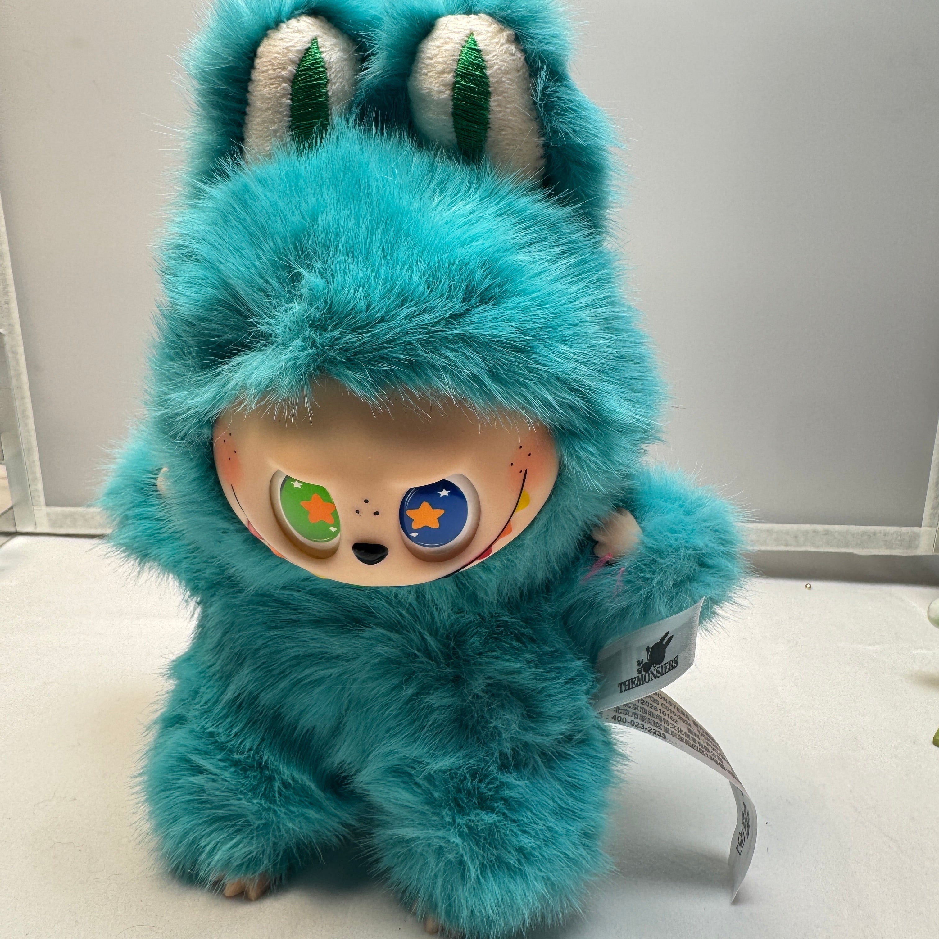 FS6908-Tiffany Blue Labubu With Tail Zoe's DIY Shop