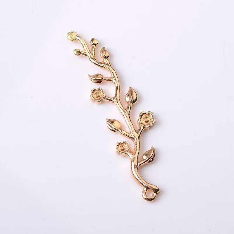 FS5300- 58*15mm Metal Branch And Flower Accessories