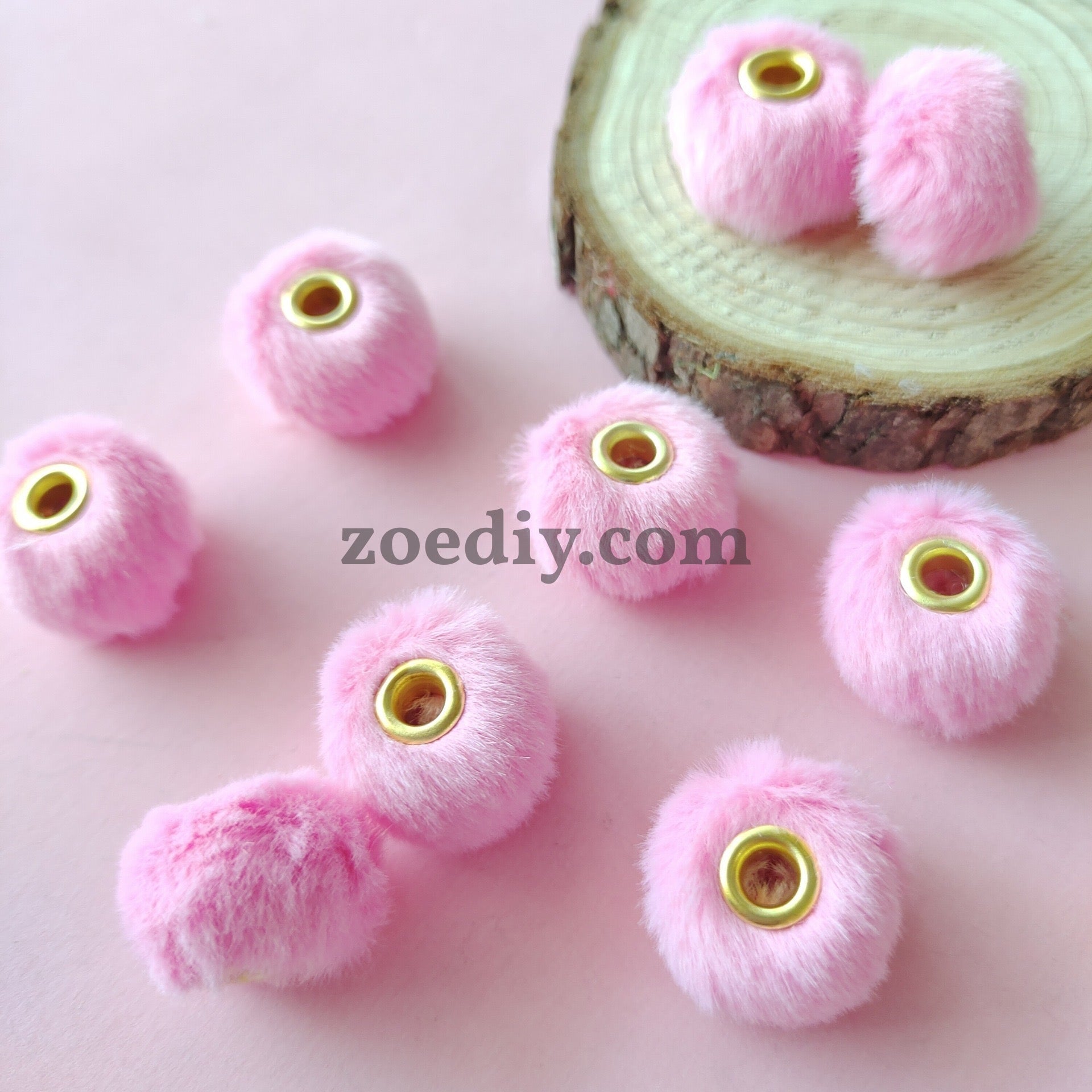 FS2081--Plush Spacer Beads Fit For Beadable Pens