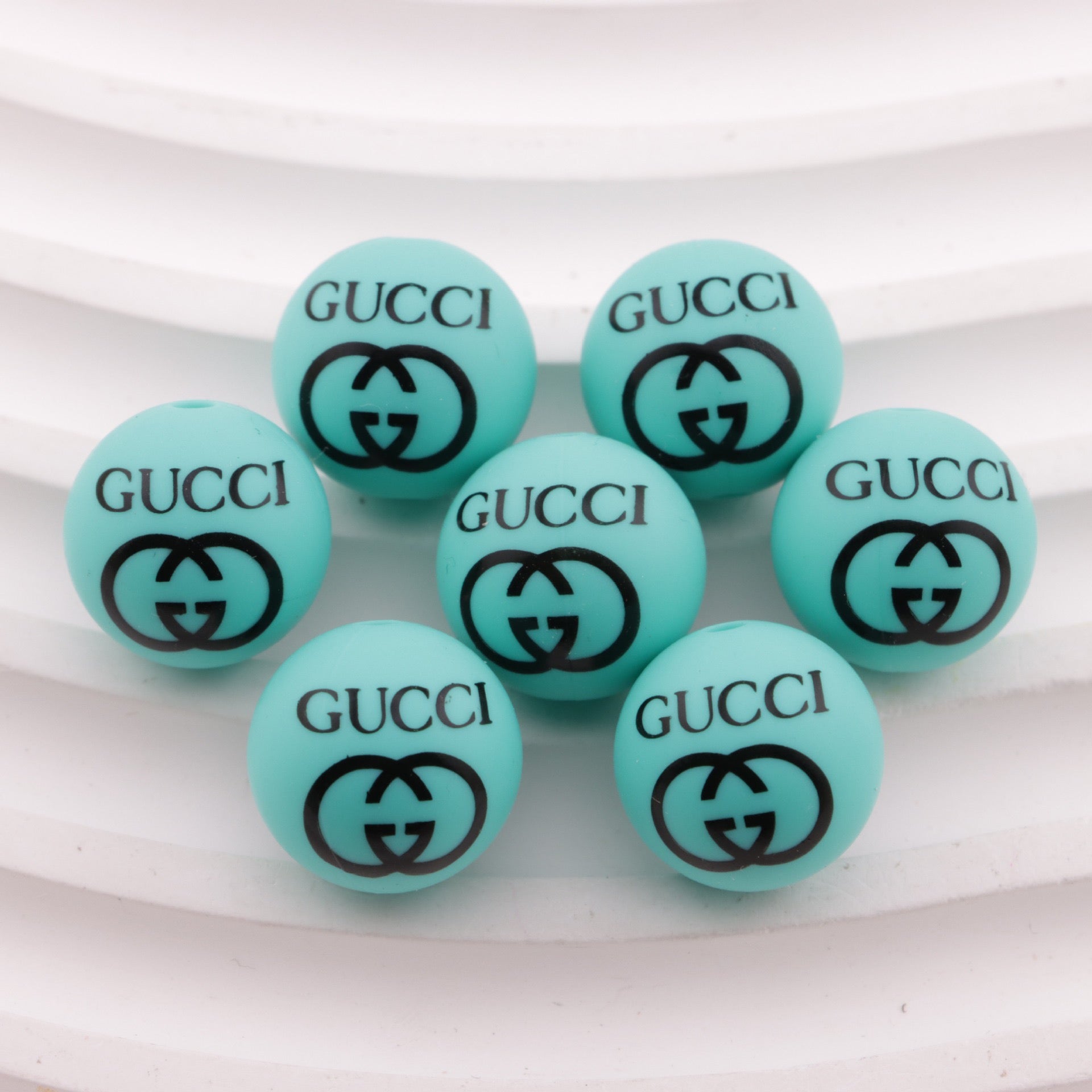 FS6518-15mm Silicone Beads As Picture Shows