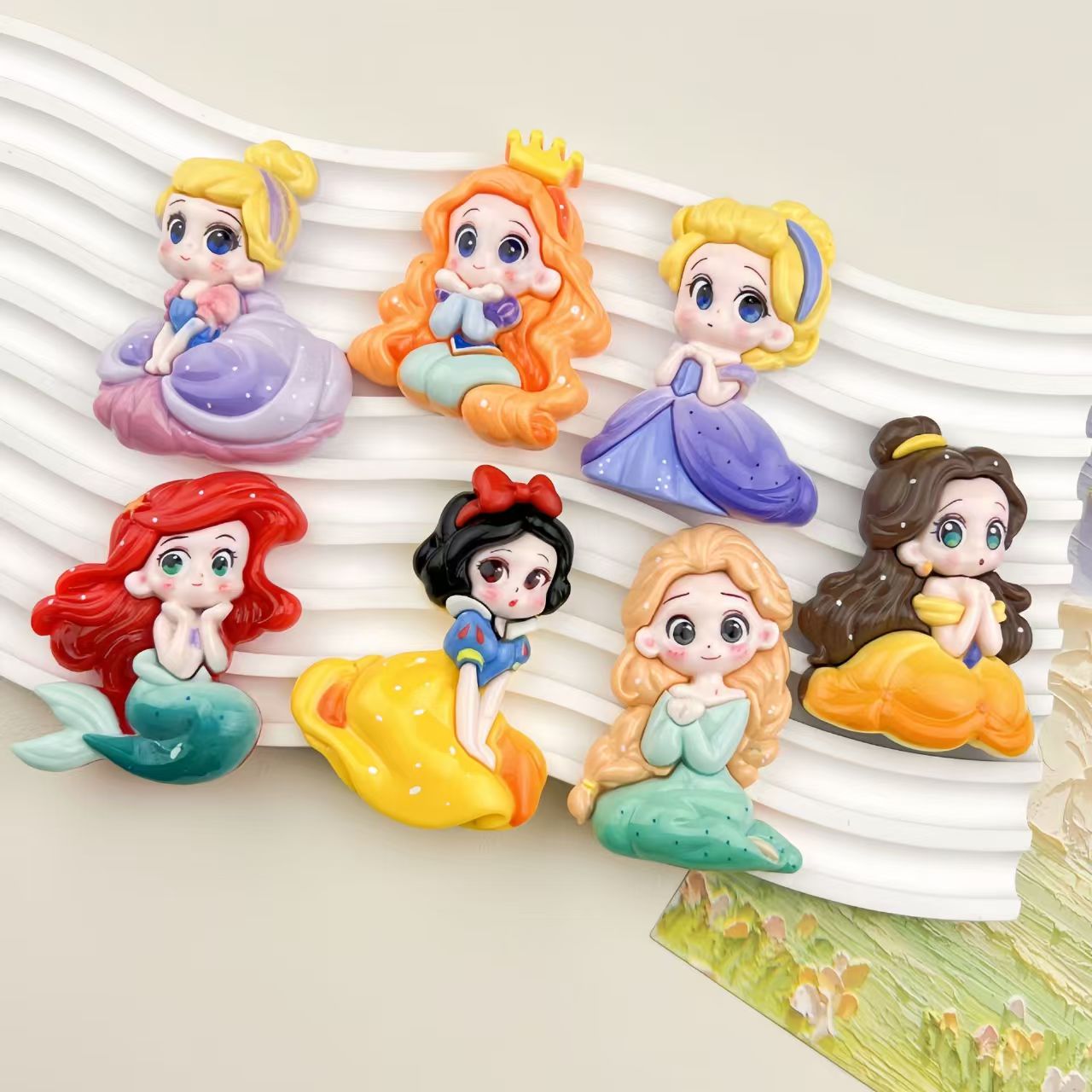 FS3582- Snow White Resin Patches Without Holes
