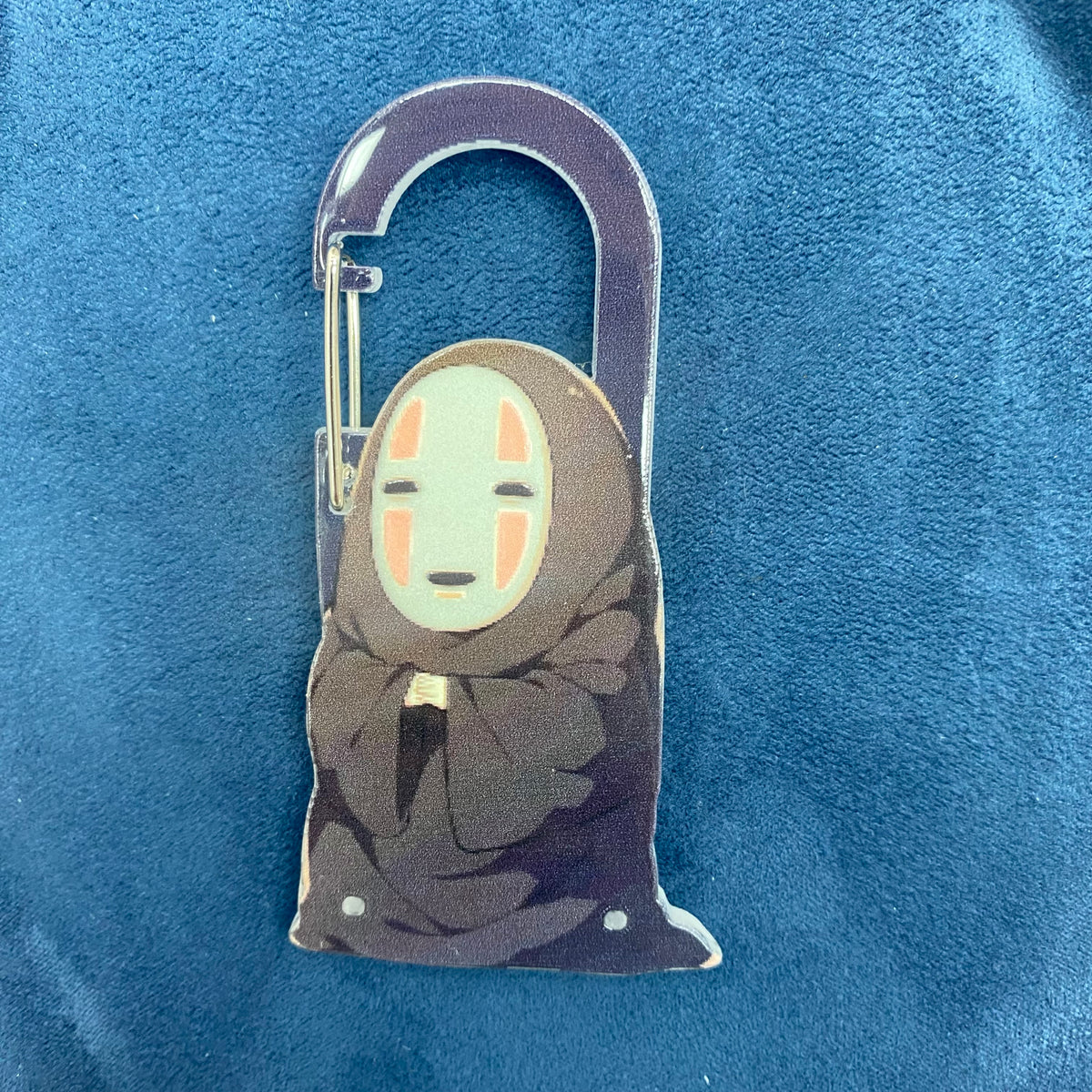 Cartoon Figure Acrylic Carabiner Charm, Cute Character Print Backpack Clip, DIY Bag Pendant Craft Supplies