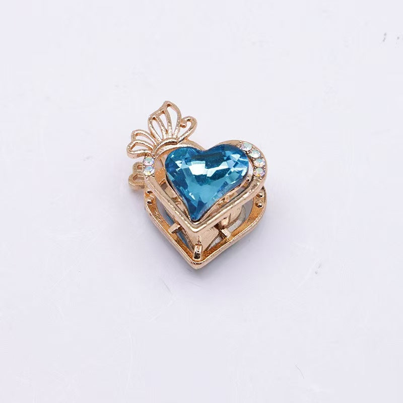 Heart Butterfly Heavy-Duty Beads Straight Hole Beading Accessories Findings DIY Beaded Pen