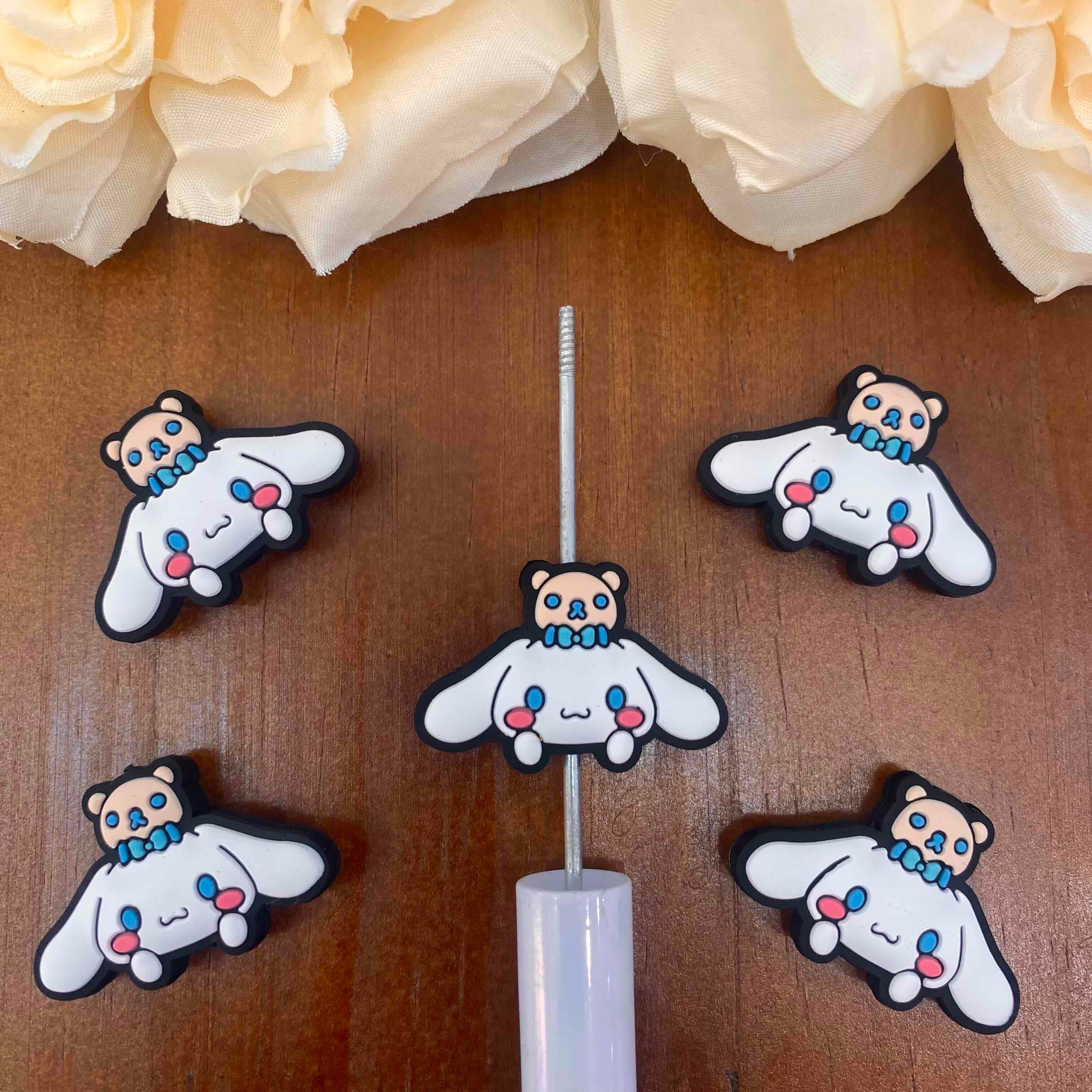 FS20435-Cinnamoroll Flat Silicone Focal Beads