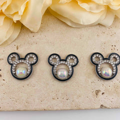 FS20085-About 25*27mm Mickey Head Metal Charms
