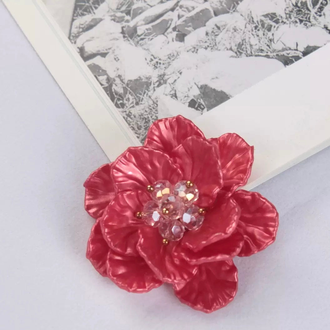 FS1004- 47MM Mixed Color Handmade  Flower For Making Fancy Beads Zoe's DIY Shop