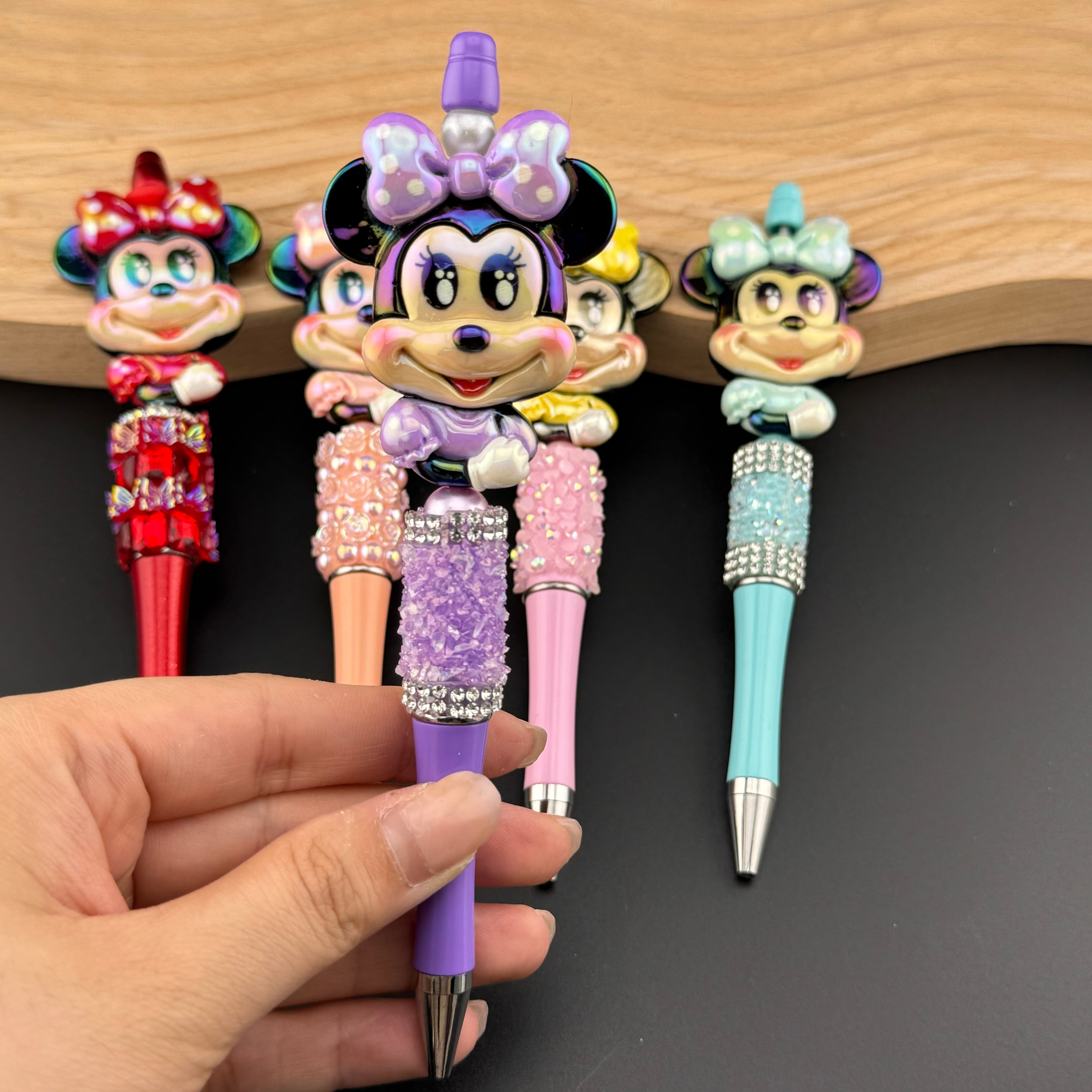 5Pcs/Set Finished Cute Mouse Girl  Pens