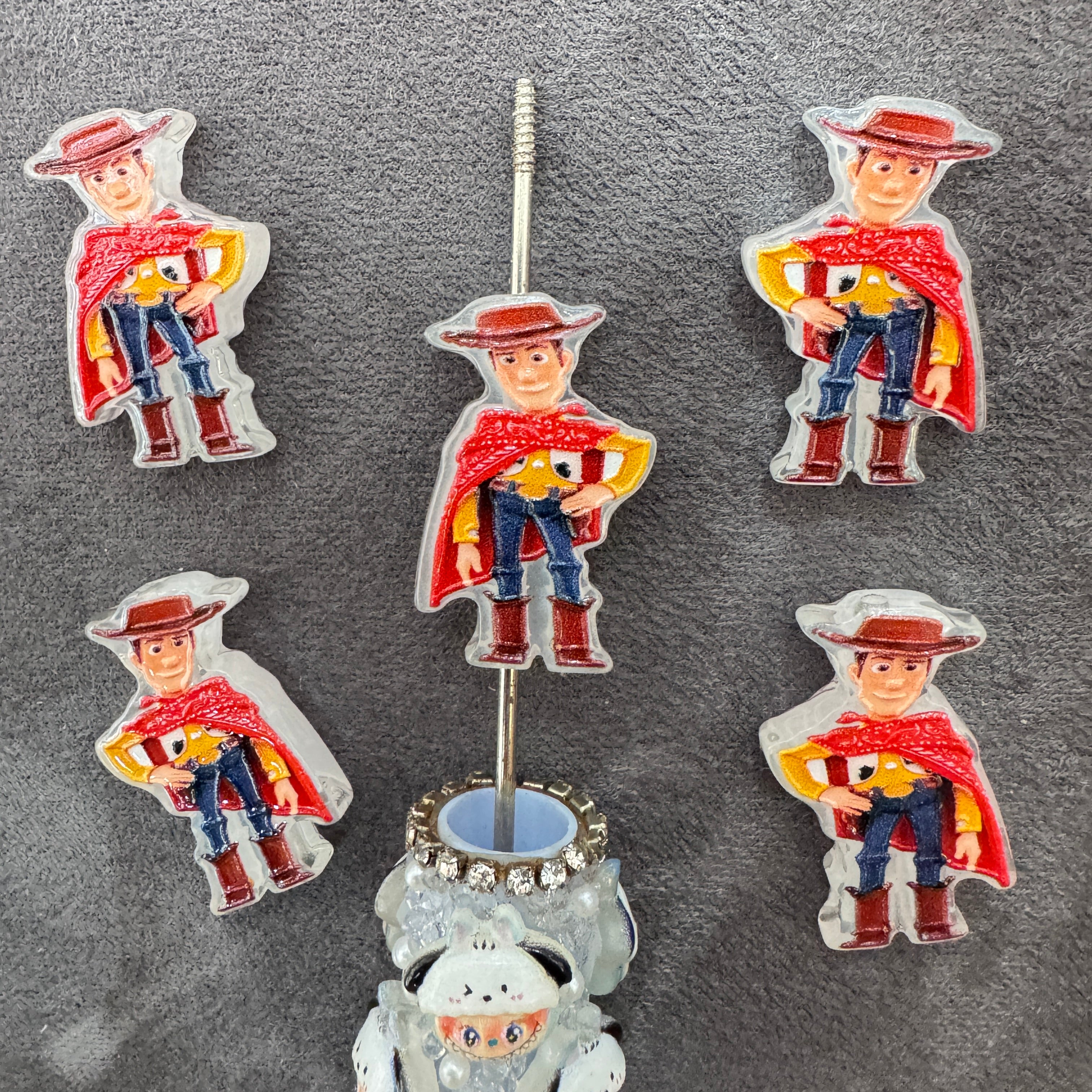 Acrylic Beads Toy Adventure Character Cartoon Cowboy