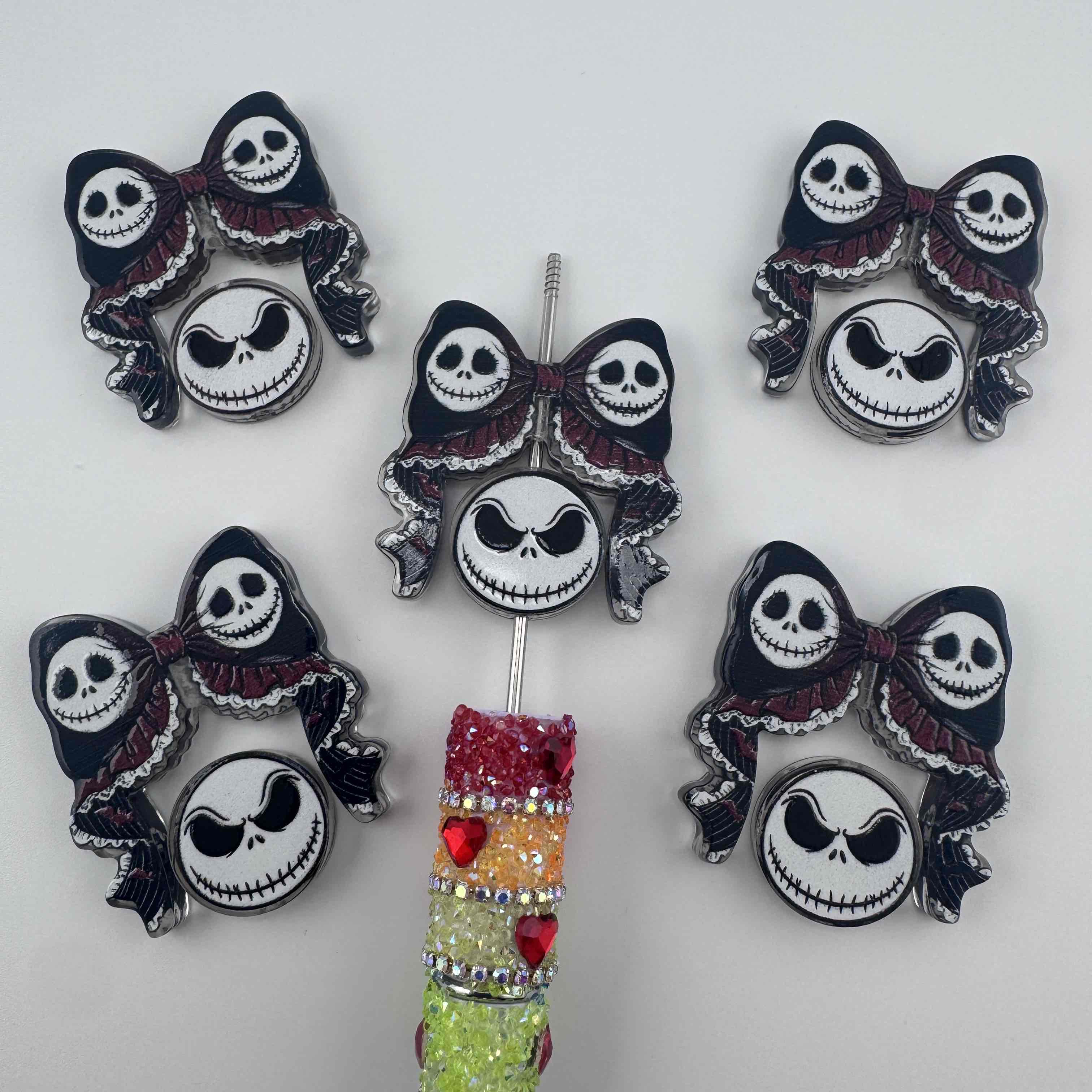 FS20033-Jack Skellington Acrylic Focal Beads