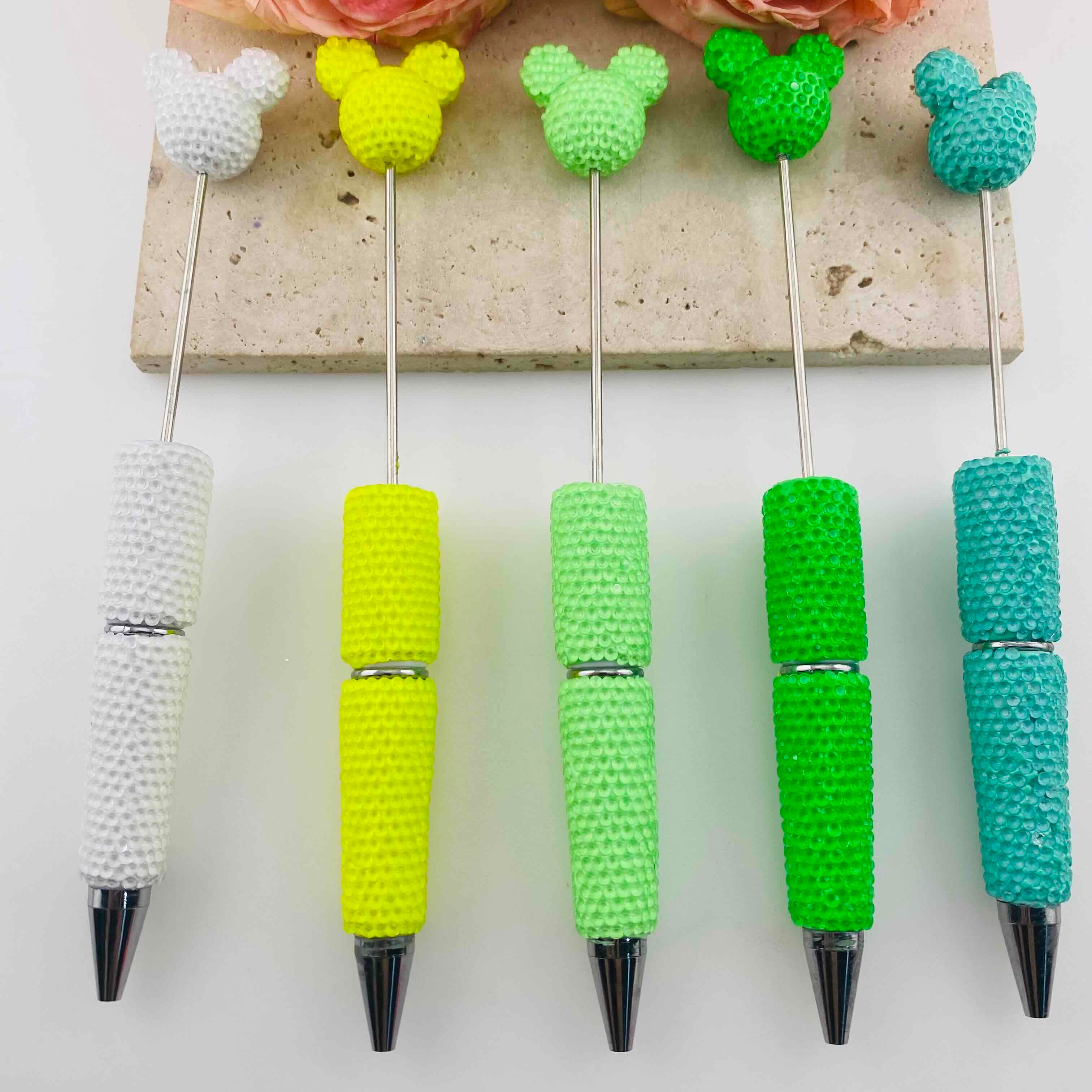 FS19782-Fluorescent Mickey Rhinestone Pens