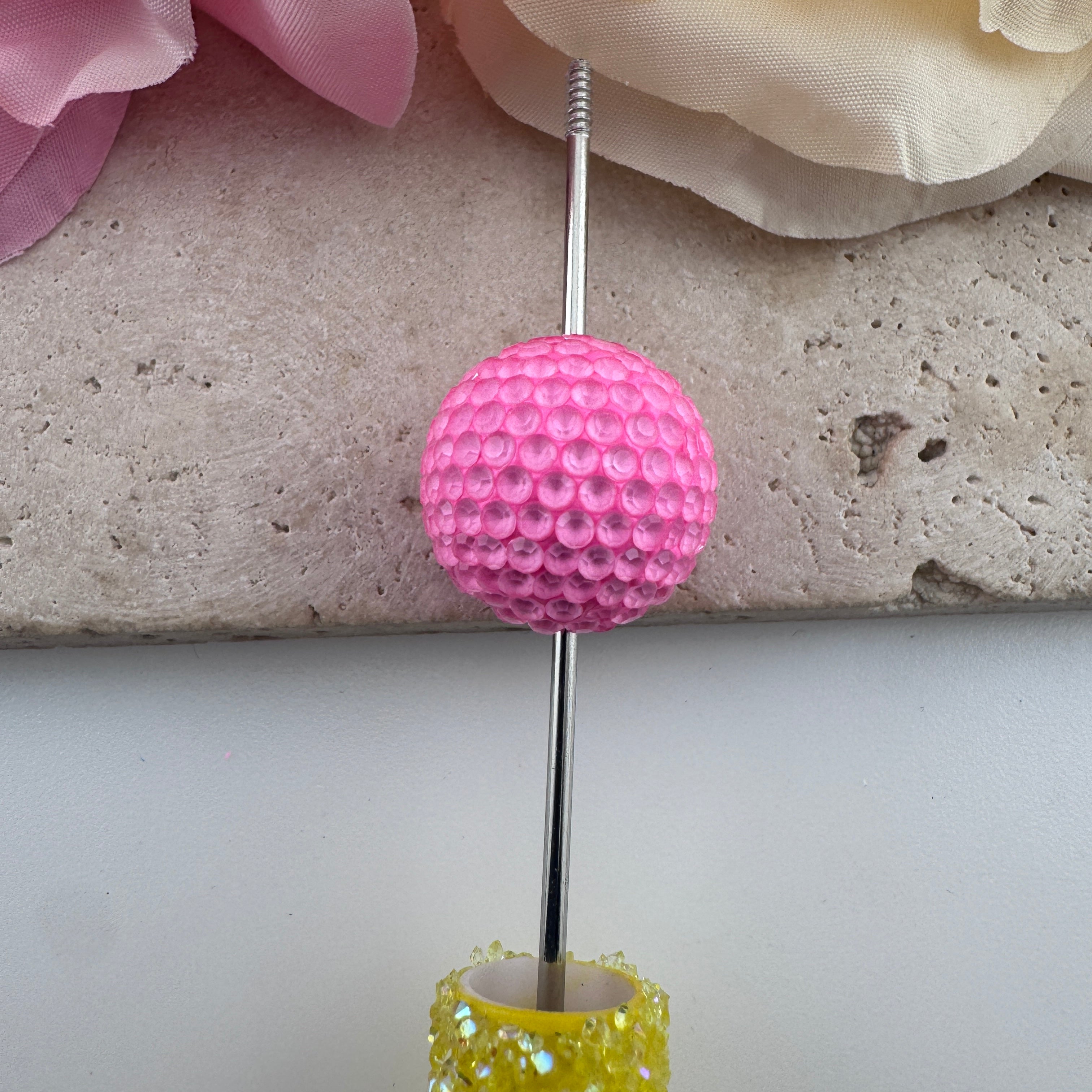 FS20015-About 20mm Mixed Neon Color Beads