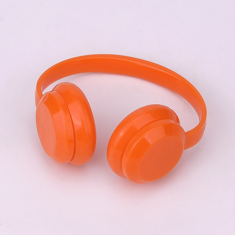 FS5622-Solid Color Ear Phone For 17cm Labubu 1.0-2.0-3.0-4.0 Zoe's DIY Shop