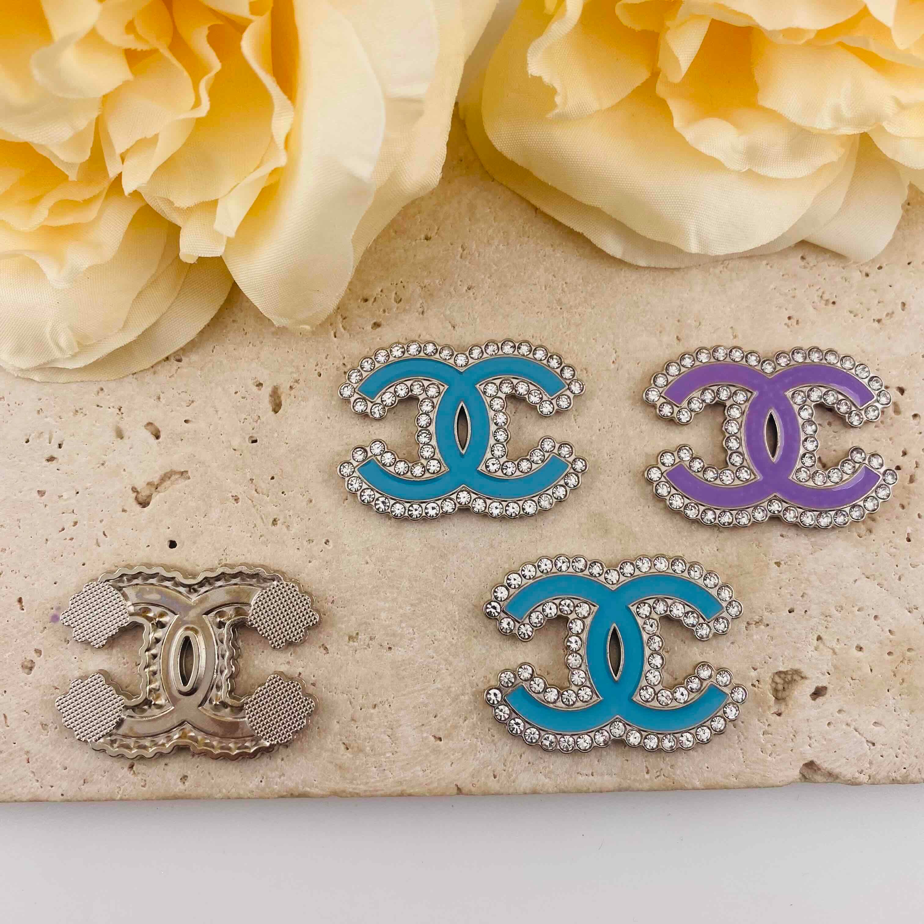 FS4064-  About 35mm CC Metal Charms