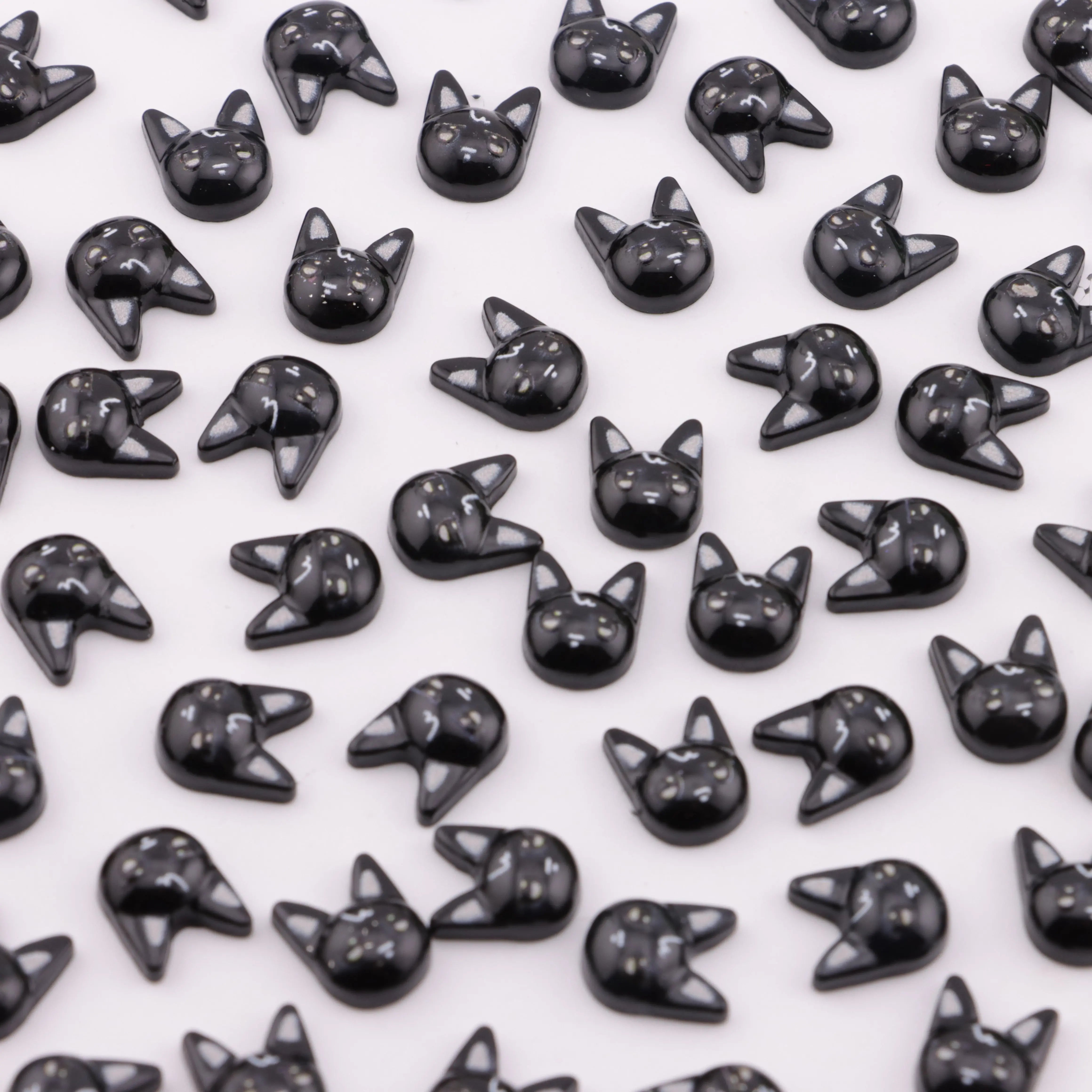 8*10mm Black Cat Charms Zoe's DIY Shop
