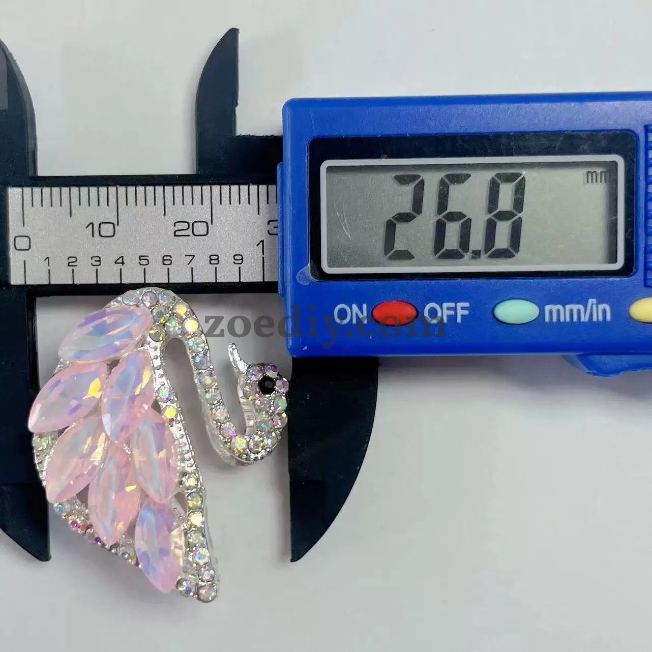 FS1622-33MM Swan Metal Beads Fit For Beadable Pens