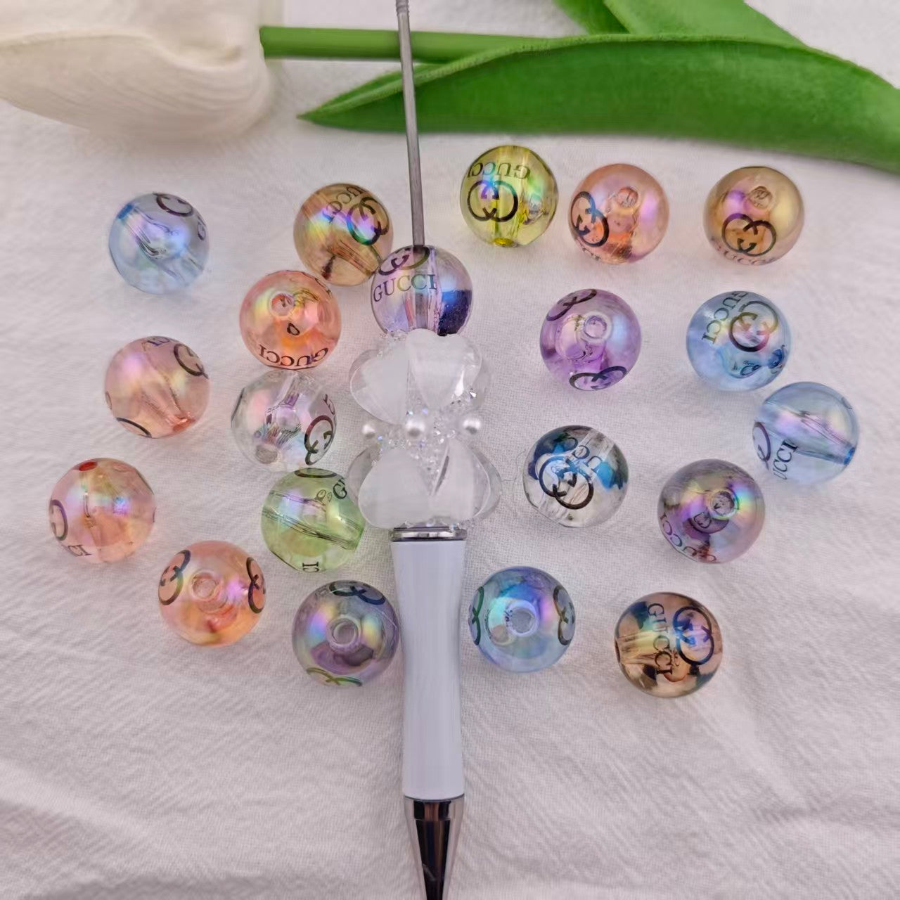 FS5614- 16mm Transparent GG Acrylic Beads Zoe's DIY Shop