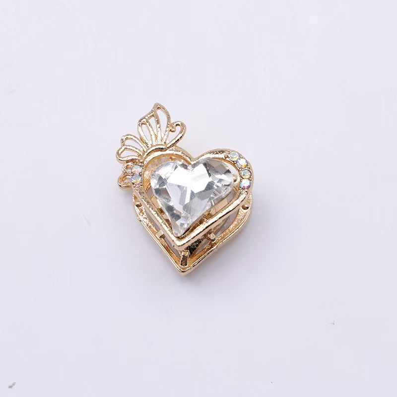 Heart Butterfly Heavy-Duty Beads Straight Hole Beading Accessories Findings DIY Beaded Pen