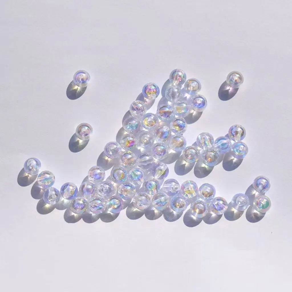 8mm AB-Coated Acrylic Beads (Not Passing Through Pens) Zoe's DIY Shop